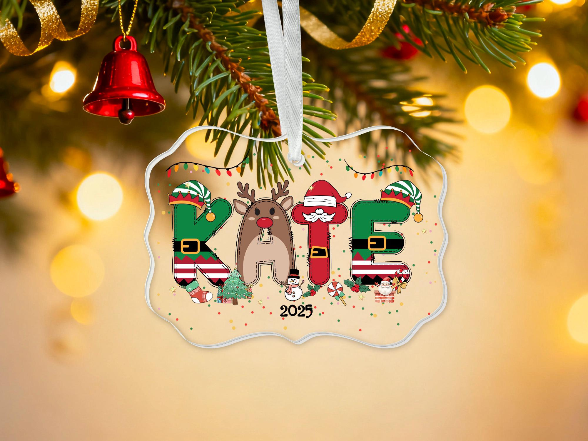 Personalized Kids Christmas Ornaments, 2026 Christmas Ceramic Ornament with Name, Holiday Keepsake, Xmas Gifts for Boys Girls Personalized Kids Christmas Ornaments, 2026 Christmas Ceramic Ornament with Name, Holiday Keepsake, Xmas Gifts for Boys Girls