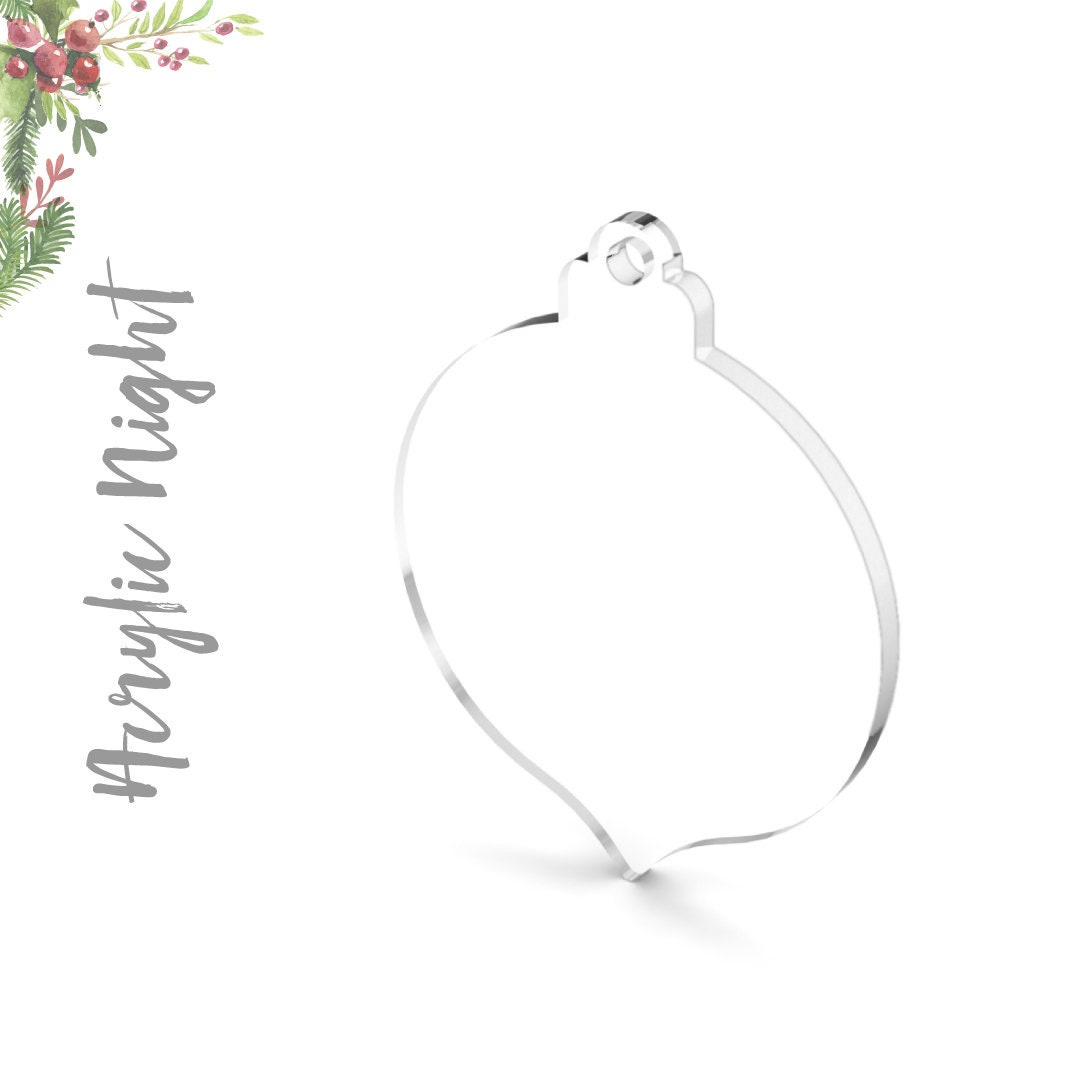 25 Acrylic Christmas Ornament Blanks 1/8 Thick Laser Cut Plexiglass - Polished Edges, Select Size & Color 25 Acrylic Christmas Ornament Blanks 1/8 Thick Laser Cut Plexiglass - Polished Edges, Select Size & Color