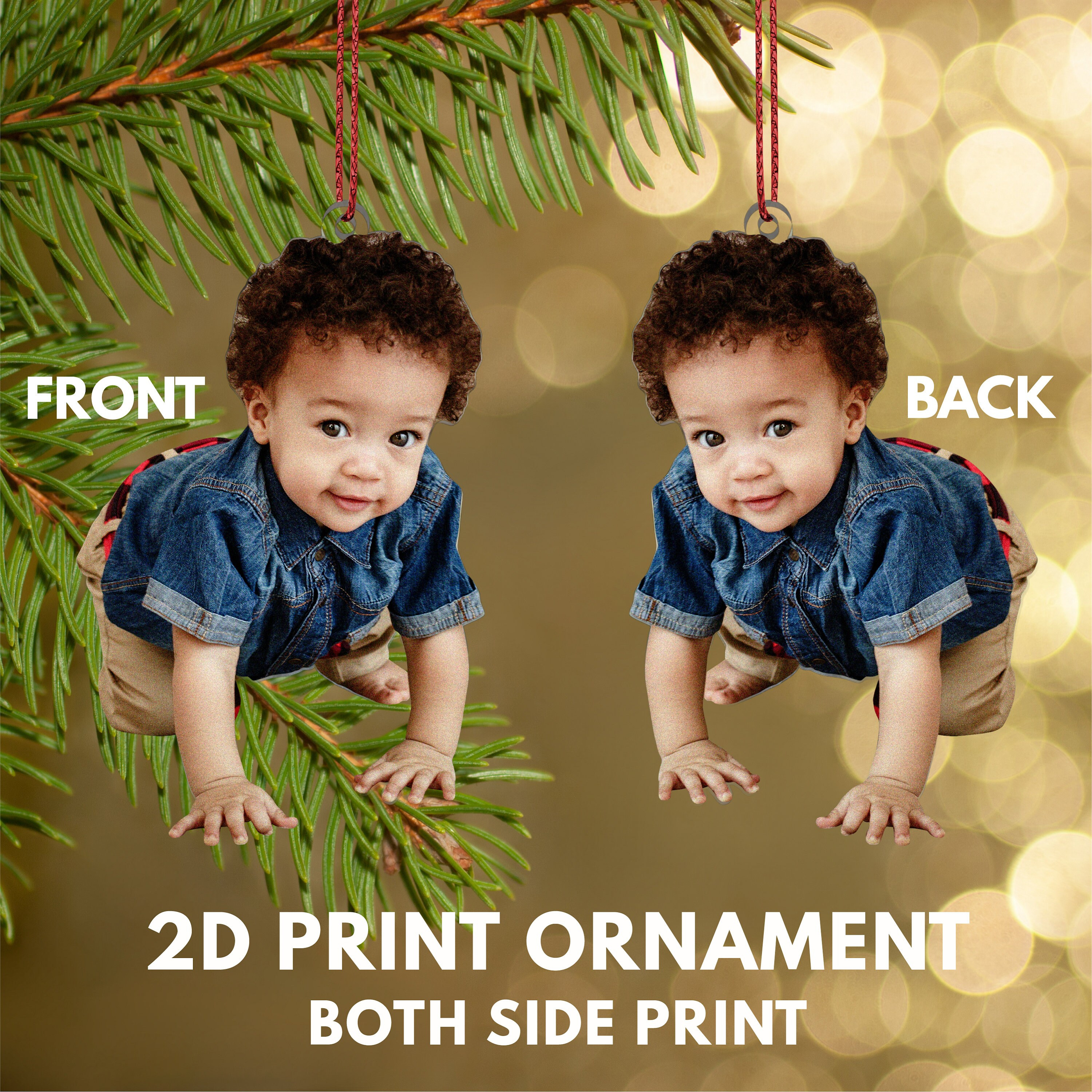 Custom Photo Ornament - Personalized Christmas Ornament, Acrylic Picture Family Photo, Tree Decor 2025 1 - MeasureMason Custom Photo Ornament - Personalized Christmas Ornament, Acrylic Picture Family Photo, Tree Decor 2025 1