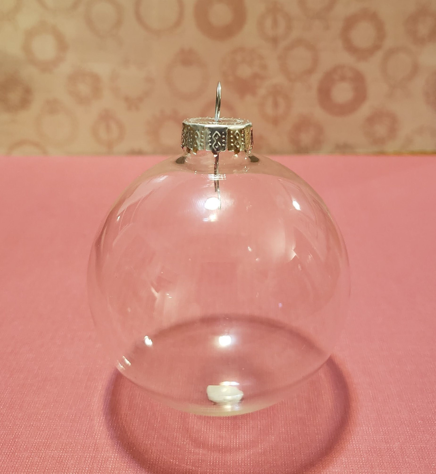 30 Pack Fillable Clear Glass Ornament Balls 2.75" DIY Christmas Craft Decorations with Metal Caps 2 - MeasureMason 30 Pack Fillable Clear Glass Ornament Balls 2.75" DIY Christmas Craft Decorations with Metal Caps 2