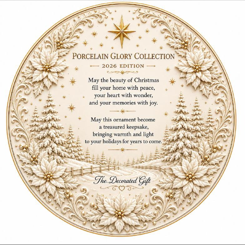 Santa Double-Sided Ceramic Christmas Ornament in Keepsake Gift Tin 2 - MeasureMason Santa Double-Sided Ceramic Christmas Ornament in Keepsake Gift Tin 2