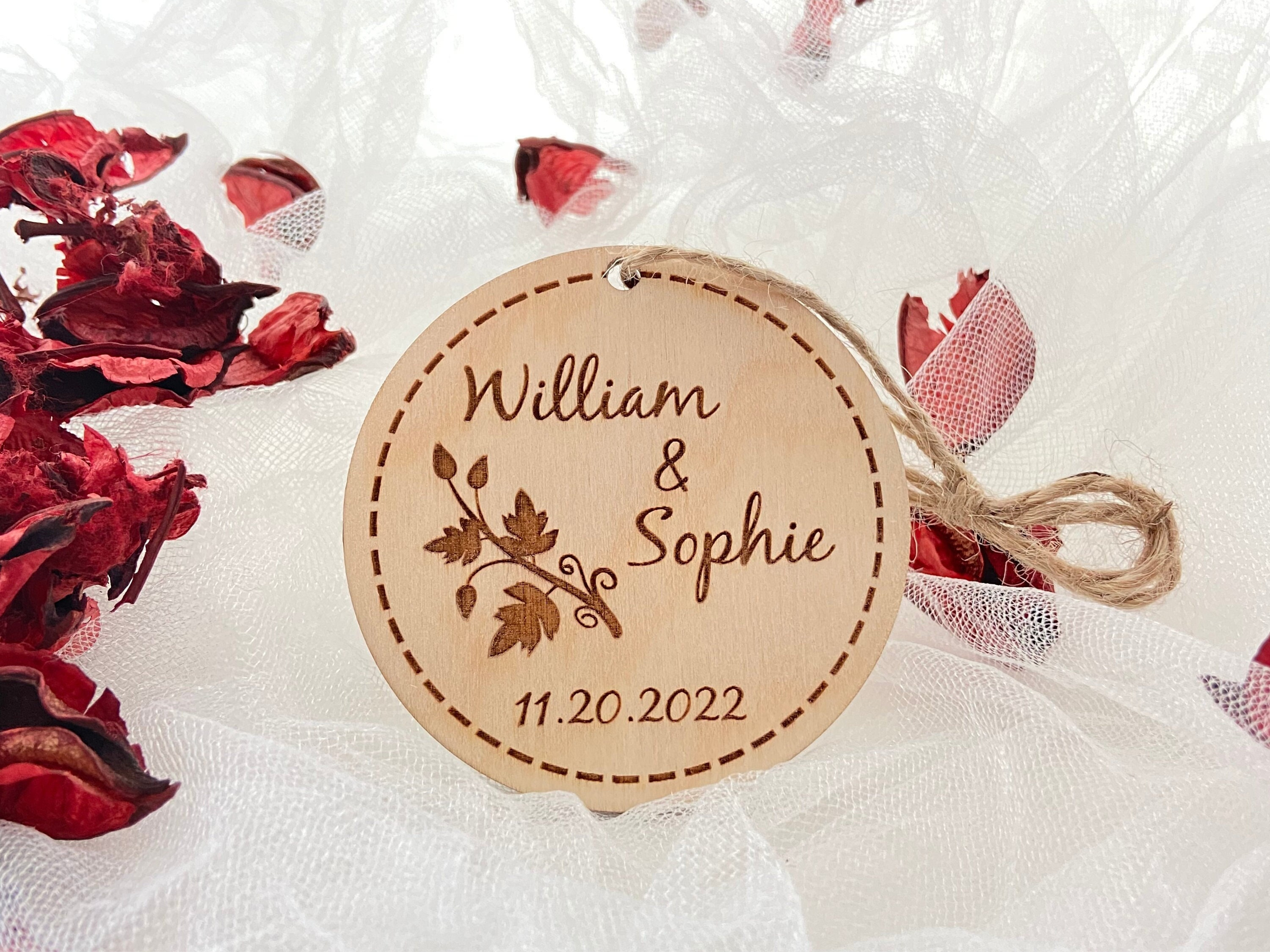Custom Wood Engraved Christmas Ornaments - Bulk Personalized Holiday Decor Custom Wood Engraved Christmas Ornaments - Bulk Personalized Holiday Decor