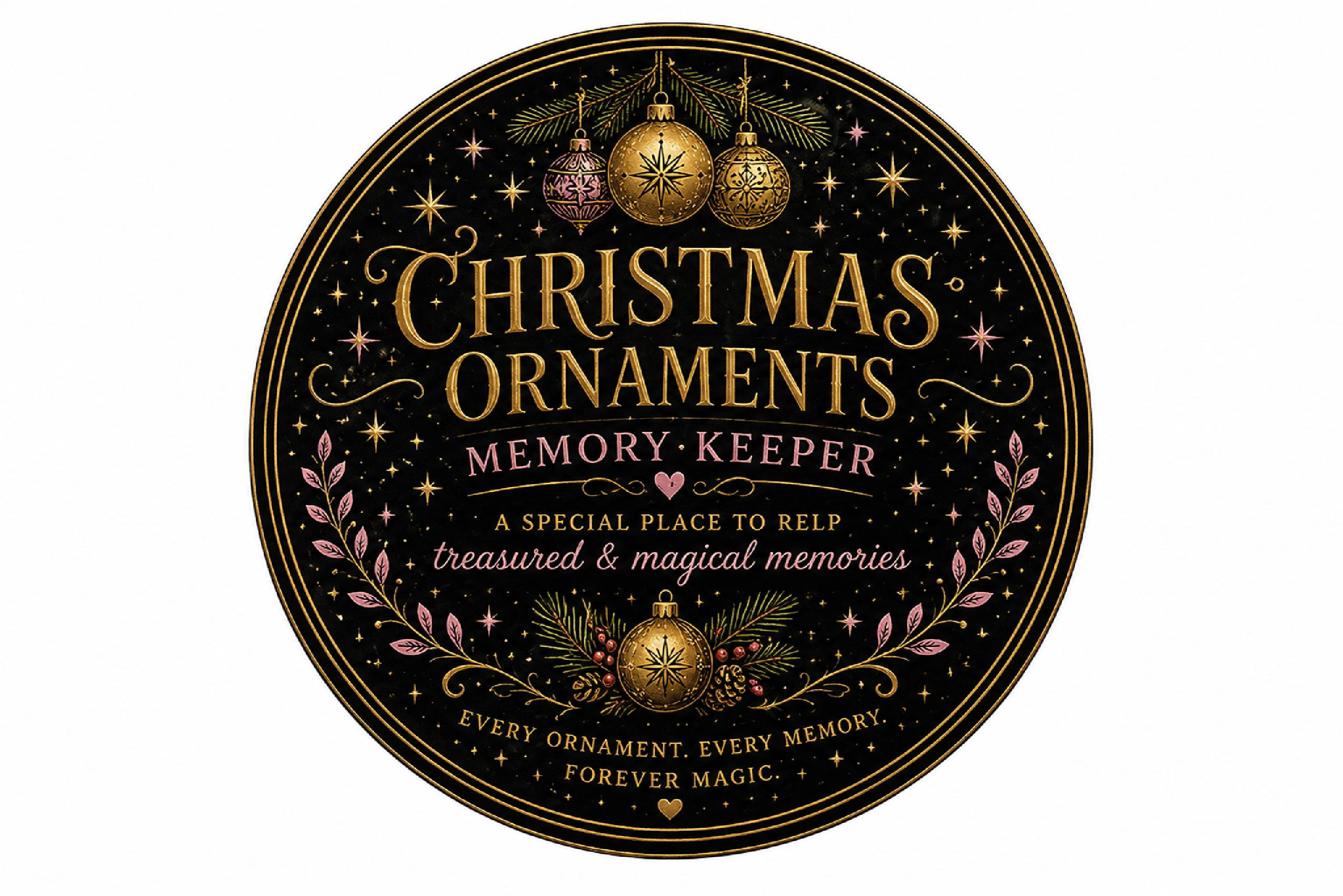 Santa Double-Sided Ceramic Christmas Ornament in Keepsake Gift Tin 3 - MeasureMason Santa Double-Sided Ceramic Christmas Ornament in Keepsake Gift Tin 3