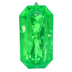 8.5" Acrylic Jewel Christmas Ornament with Wreath Attachment 4 - MeasureMason 8.5" Acrylic Jewel Christmas Ornament with Wreath Attachment 4