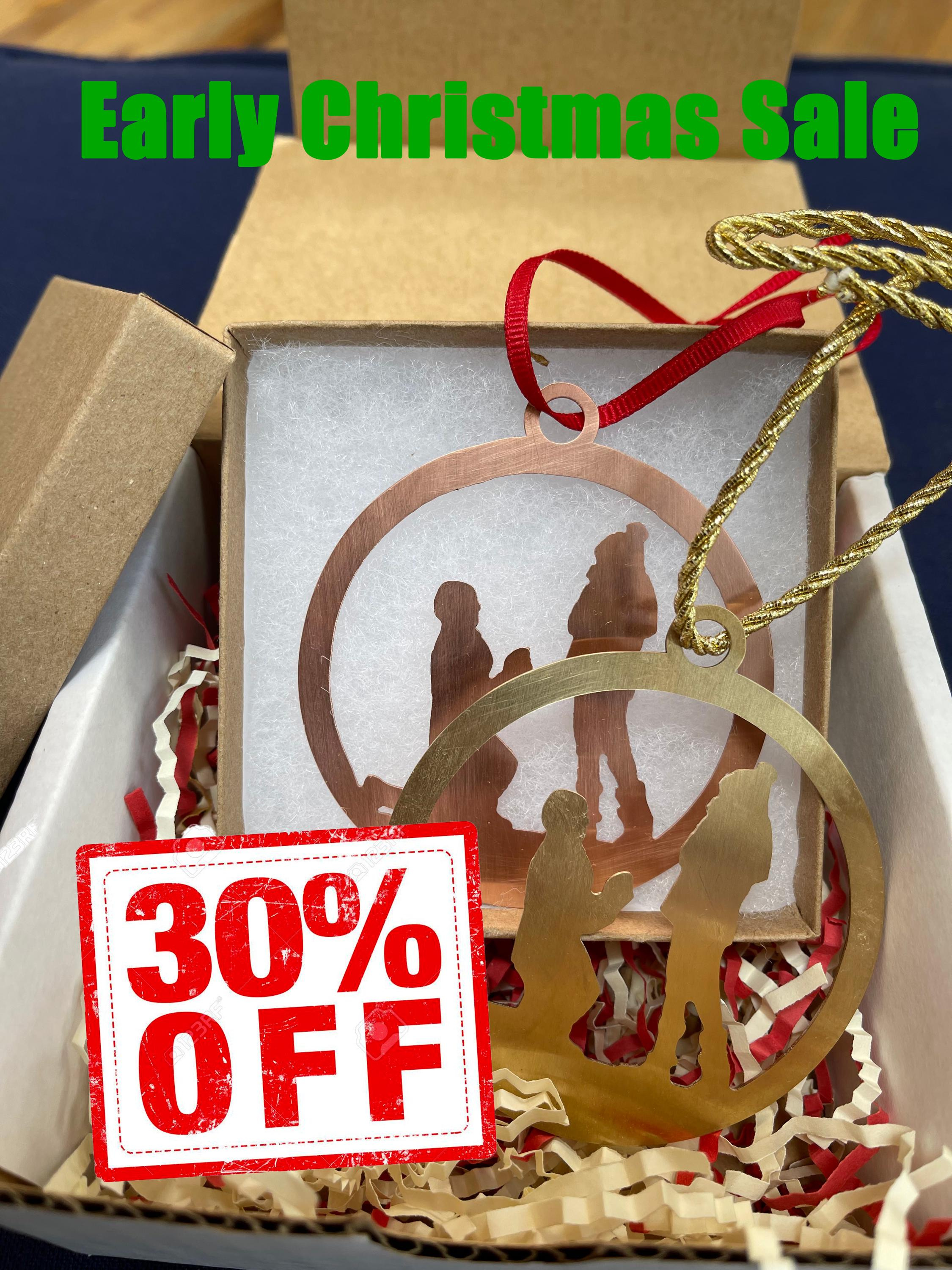 Custom Silhouette Ornament - Personalized Wood Family Keepsake, Handmade Photo Gift for Holidays Custom Silhouette Ornament - Personalized Wood Family Keepsake, Handmade Photo Gift for Holidays