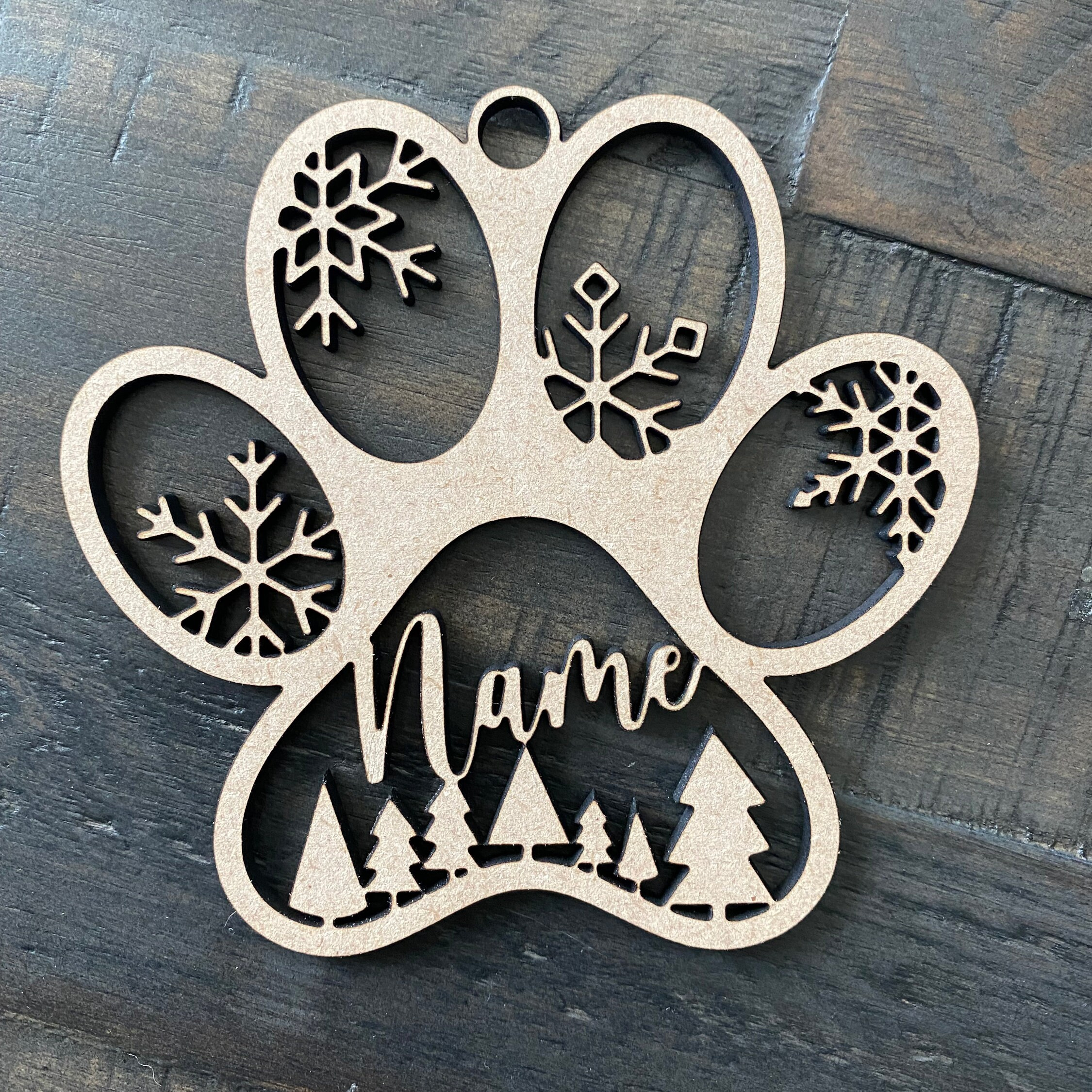 Personalized Cat Ornament - Custom Kitten Paw or Christmas Ornament with Your Cats Name - Laser Cut Gift for Cat Lovers 4 - MeasureMason Personalized Cat Ornament - Custom Kitten Paw or Christmas Ornament with Your Cats Name - Laser Cut Gift for Cat Lovers 4