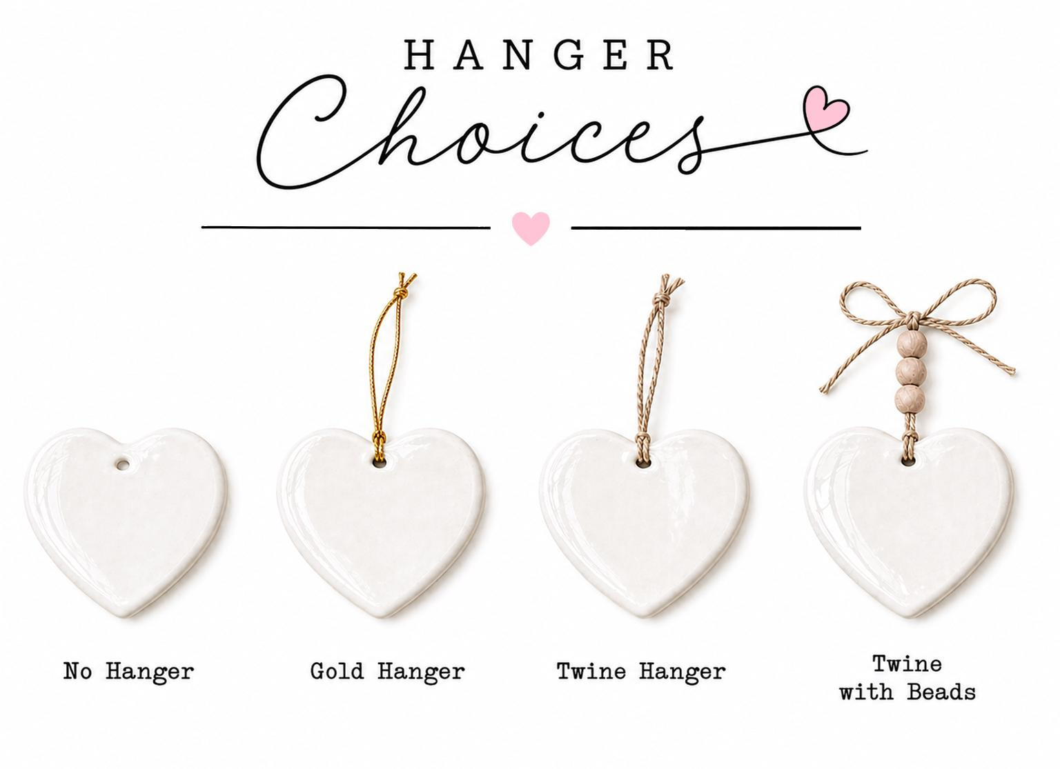 Personalized Heart Ornament: Custom Message Porcelain Keepsake Gift 1 - MeasureMason Personalized Heart Ornament: Custom Message Porcelain Keepsake Gift 1