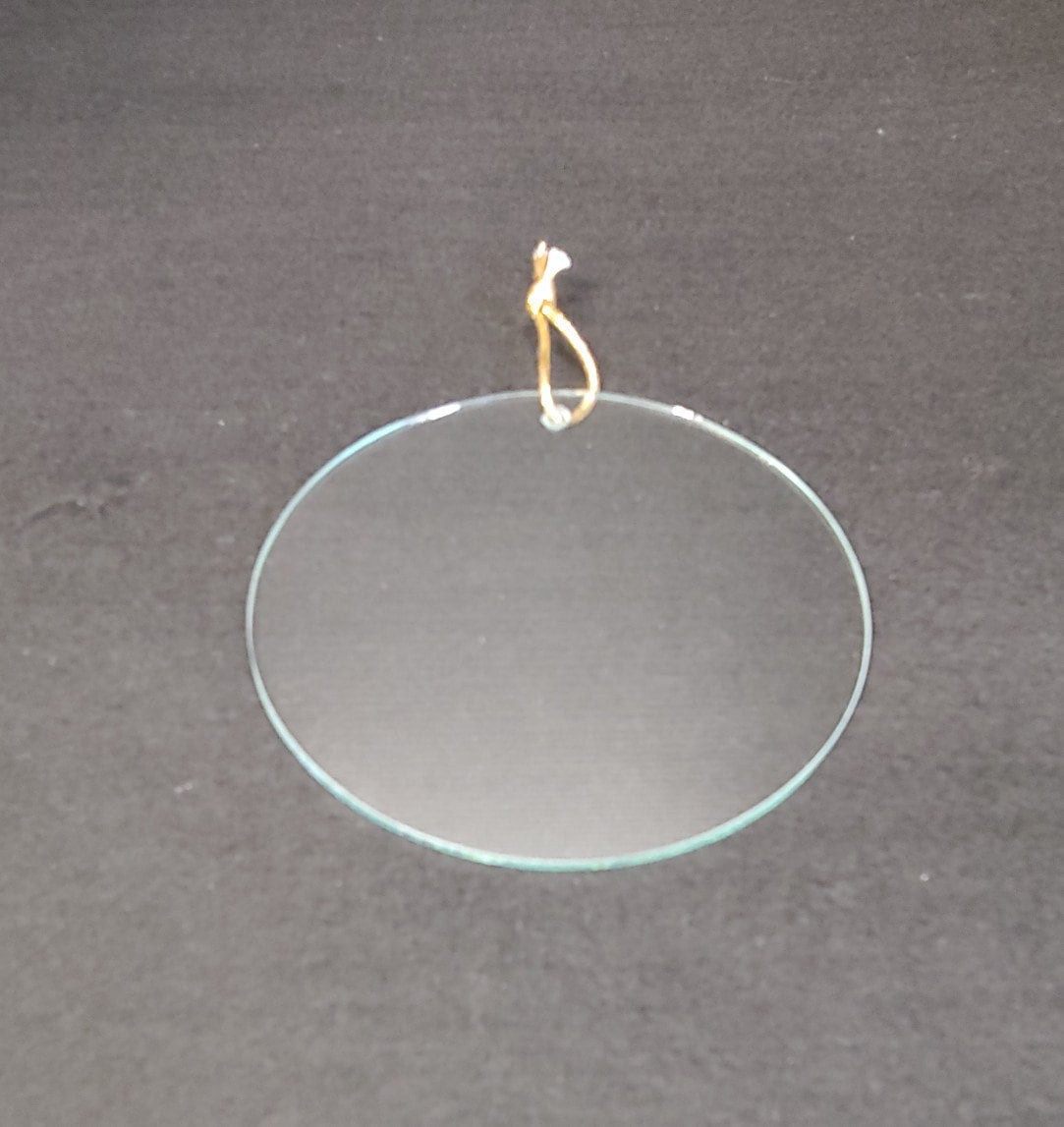 Round Clear Glass Ornament Blank 5 Inch for Suncatchers, Decoupage, Painting and Engraving