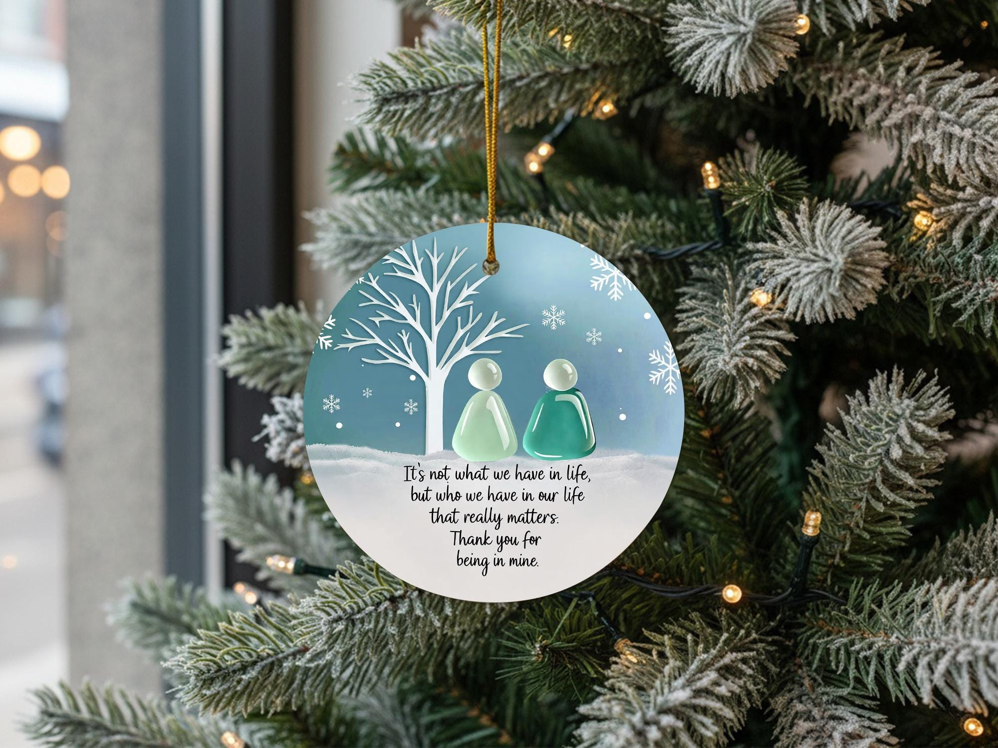 Personalized Friendship Heart Ornament for Christmas Tree, Friendship Keepsake Gift 1 - MeasureMason Personalized Friendship Heart Ornament for Christmas Tree, Friendship Keepsake Gift 1