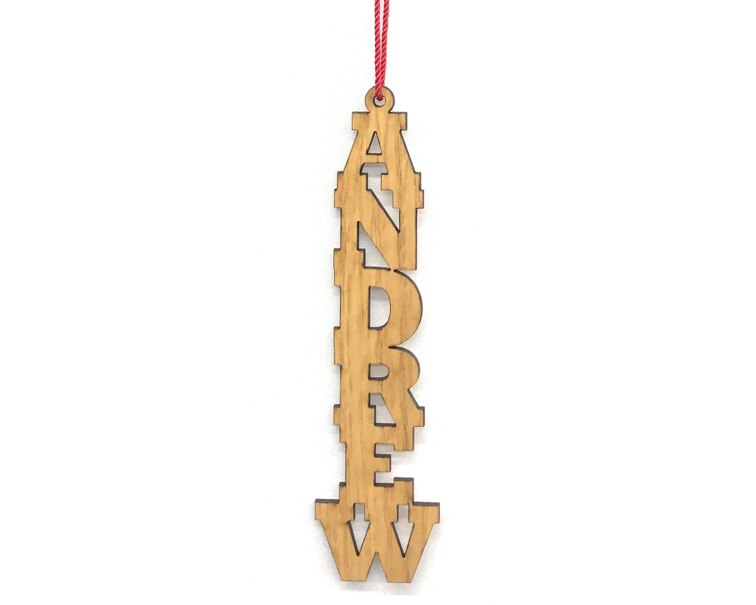 Personalized Wood Name Ornament - Custom Christmas Ornament or Gift Tag