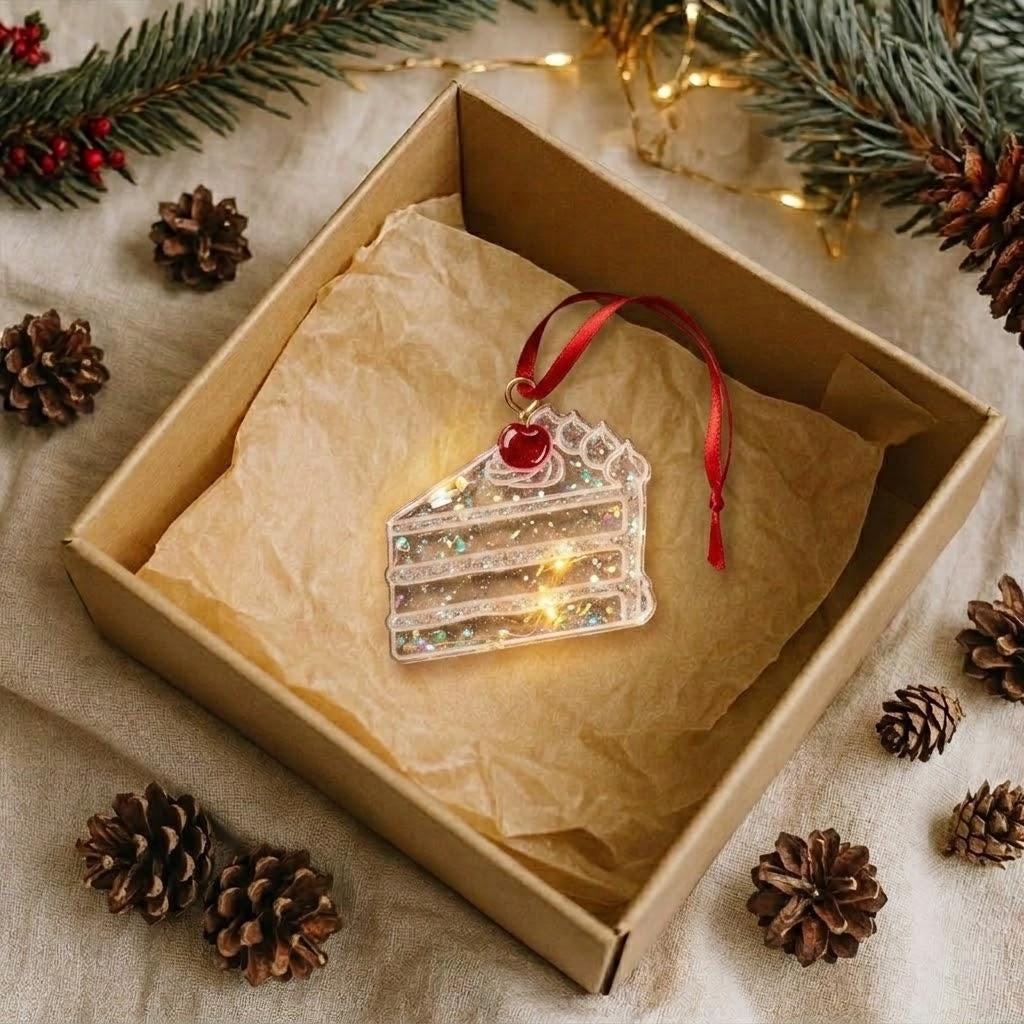 Personalized Roller Coaster Christmas Ornament – Custom Acrylic Tree Decor with Name 3 - MeasureMason Personalized Roller Coaster Christmas Ornament – Custom Acrylic Tree Decor with Name 3