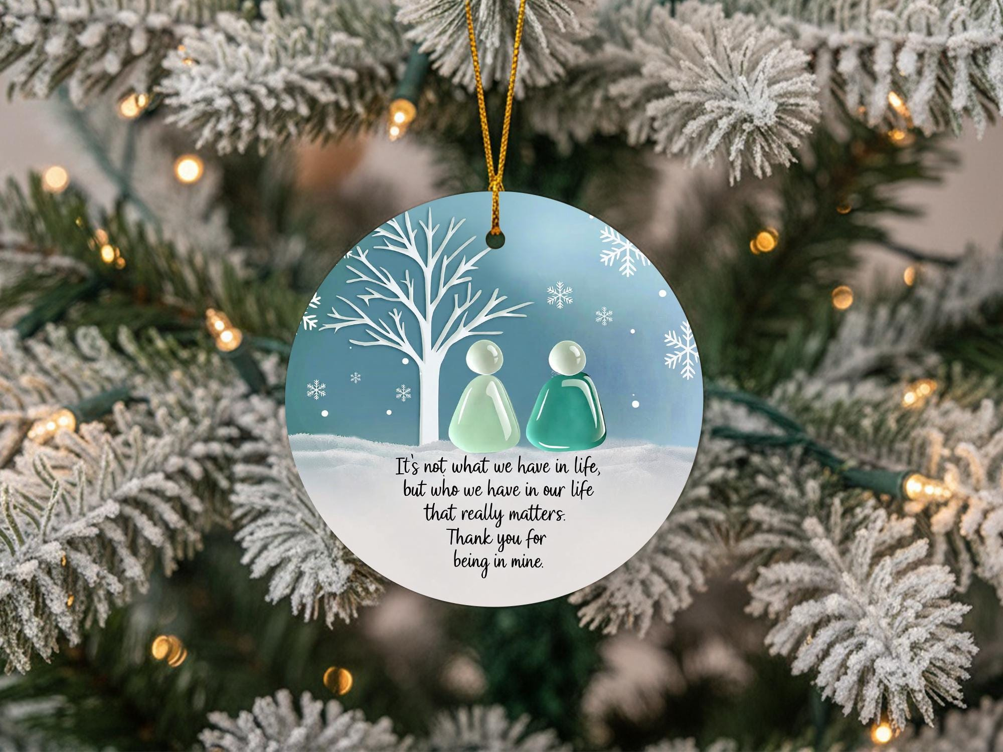 Personalized Friendship Heart Ornament for Christmas Tree, Friendship Keepsake Gift 3 - MeasureMason Personalized Friendship Heart Ornament for Christmas Tree, Friendship Keepsake Gift 3