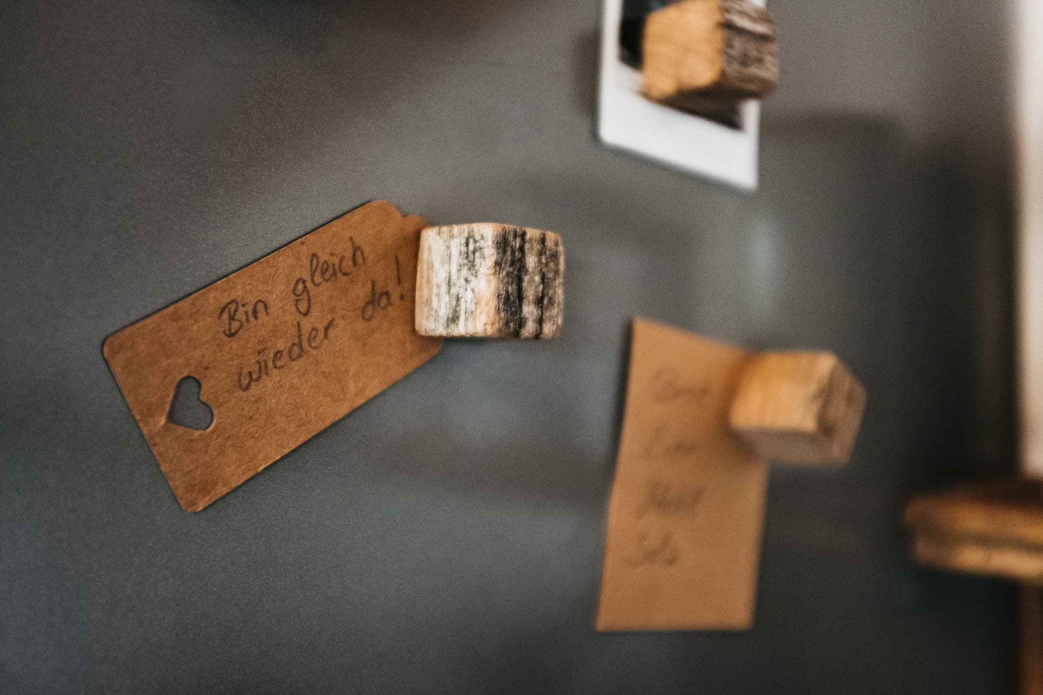 Oak Fridge Magnets with Neodymium Hold, Wooden Blackboard and Pin Board Magnets 4 - MeasureMason Oak Fridge Magnets with Neodymium Hold, Wooden Blackboard and Pin Board Magnets 4
