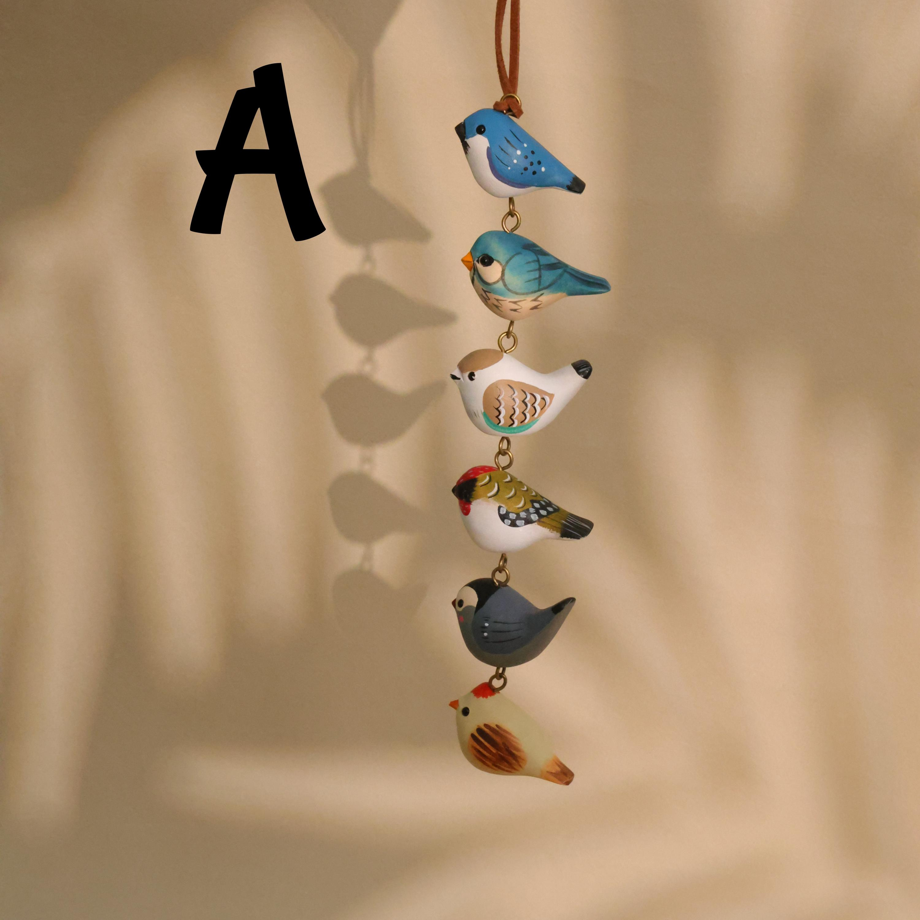 Wooden Bird Ornament Handmade Christmas Decor for Bird Lovers 2 - MeasureMason Wooden Bird Ornament Handmade Christmas Decor for Bird Lovers 2
