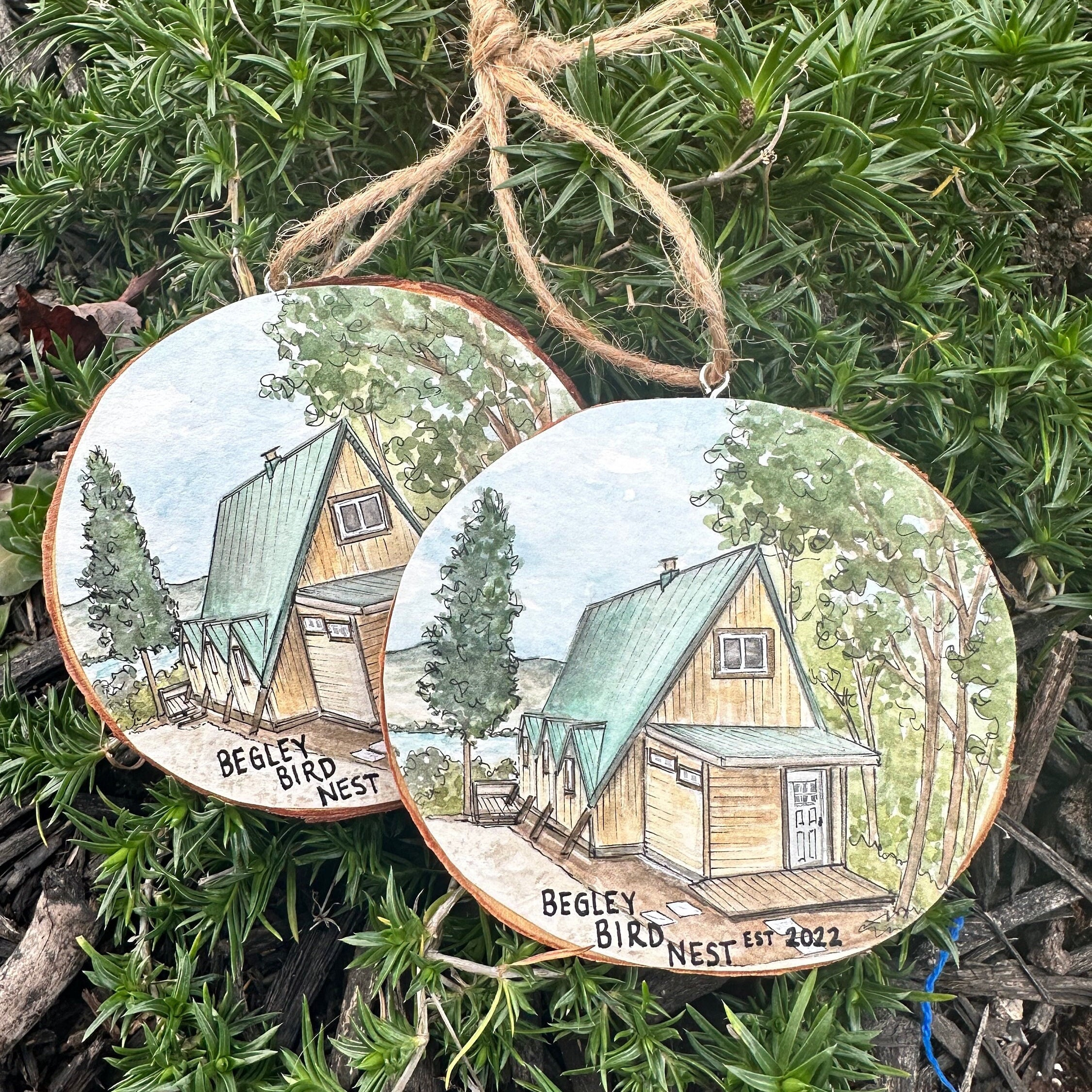 Personalized Hand-Painted Christmas Ornament - Custom New Home Keepsake - Housewarming Gift 4 - MeasureMason Personalized Hand-Painted Christmas Ornament - Custom New Home Keepsake - Housewarming Gift 4