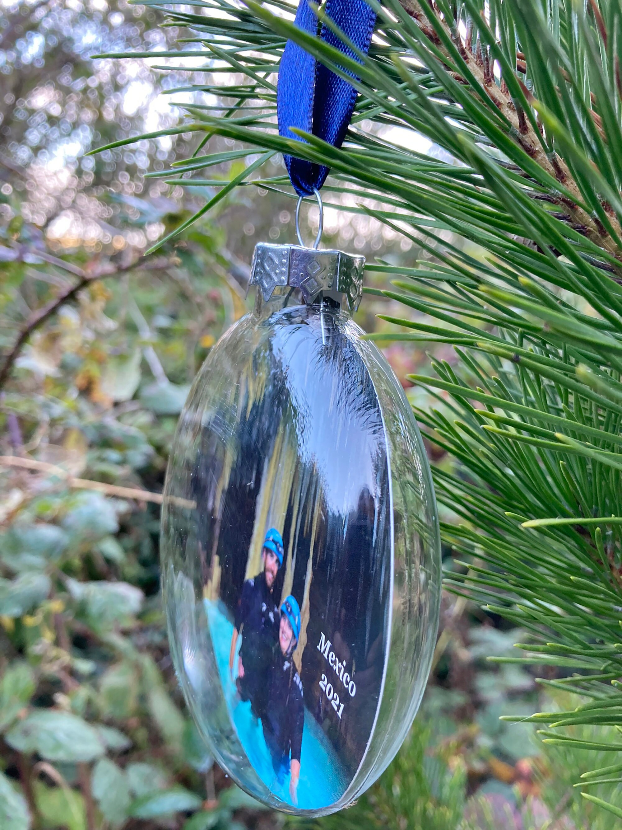 Personalized Photo Ornament 4 Inch Glass Christmas Keepsake - Memorial Family Pet Ornament - Babys First Christmas 4 - MeasureMason Personalized Photo Ornament 4 Inch Glass Christmas Keepsake - Memorial Family Pet Ornament - Babys First Christmas 4