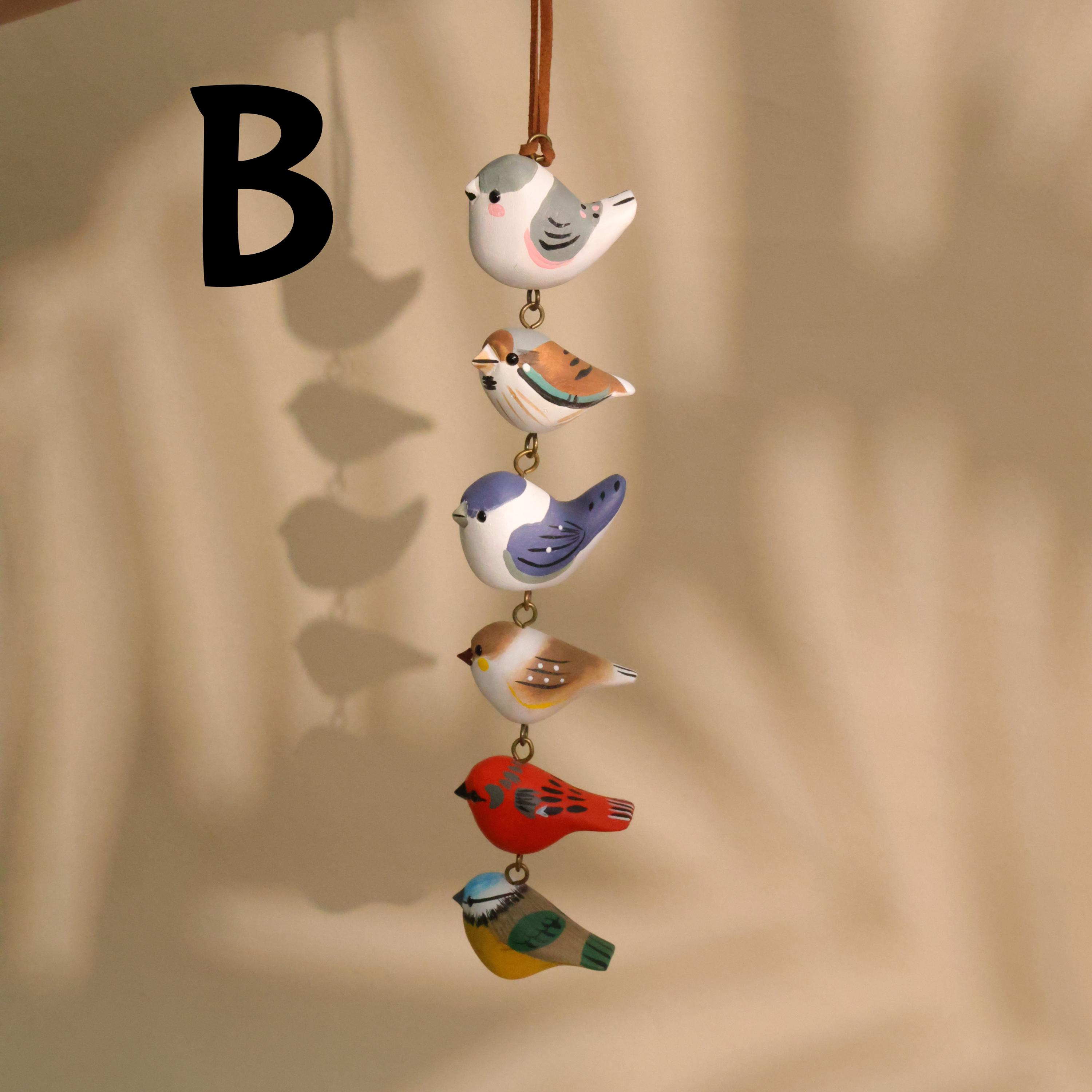 Wooden Bird Ornament Handmade Christmas Decor for Bird Lovers 3 - MeasureMason Wooden Bird Ornament Handmade Christmas Decor for Bird Lovers 3