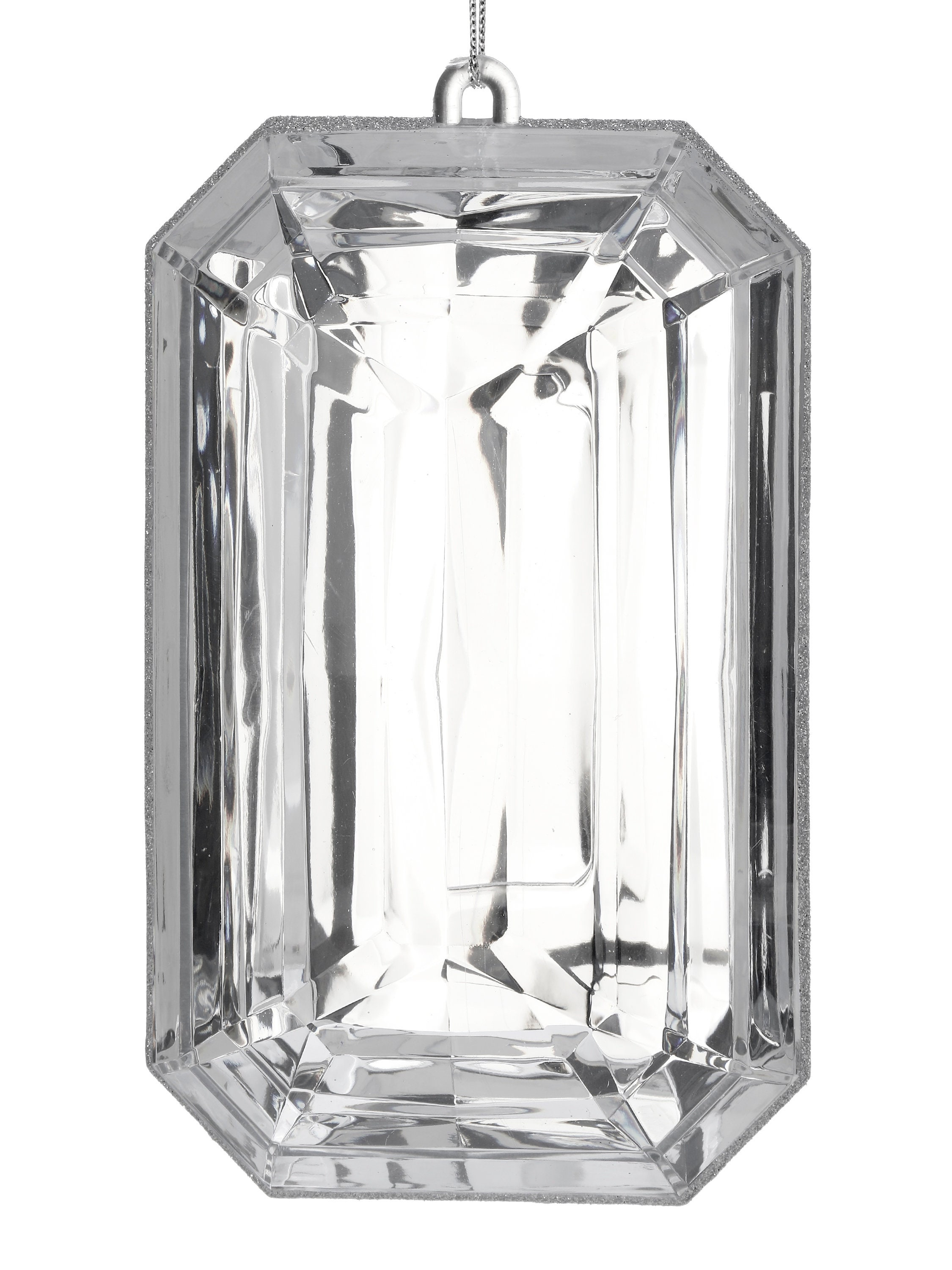 Emerald Cut Acrylic Christmas Ornament 9 Emerald Cut Acrylic Christmas Ornament 9
