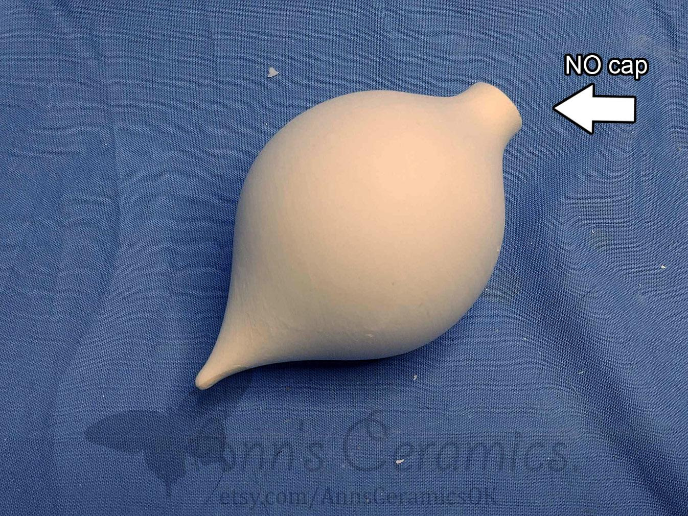 Unpainted Ceramic Teardrop Ornament, Paint Your Own Christmas Tree Ornament 4 - MeasureMason Unpainted Ceramic Teardrop Ornament, Paint Your Own Christmas Tree Ornament 4