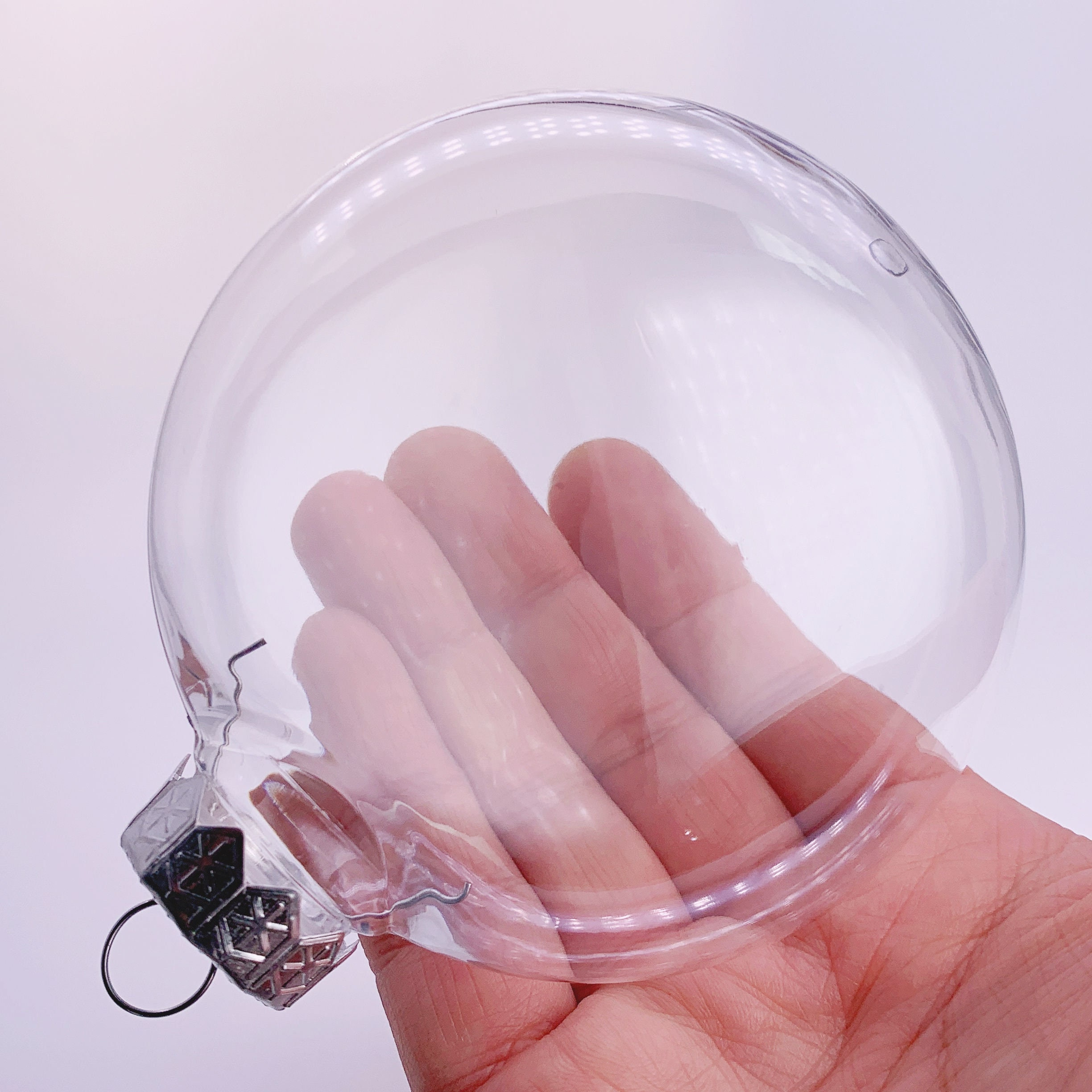 Clear Fillable Plastic Christmas Ornaments 20 Pack, 4 Inch DIY Paintable Oval Baubles 3 - MeasureMason Clear Fillable Plastic Christmas Ornaments 20 Pack, 4 Inch DIY Paintable Oval Baubles 3
