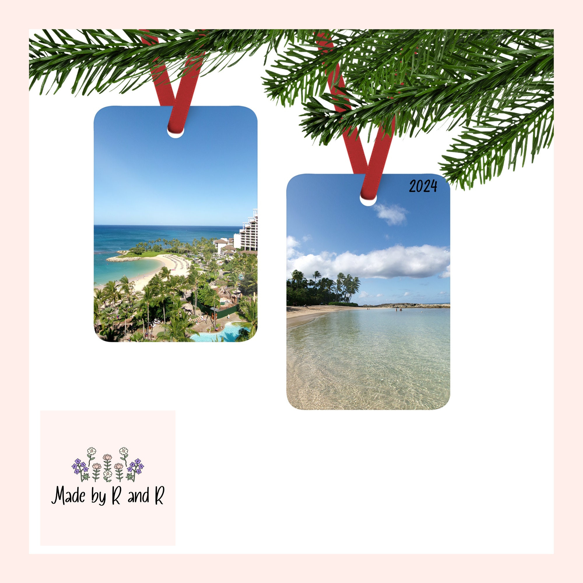 Custom Vertical Two-Sided Metal Christmas Photo Ornament - Personalized Holiday Keepsake 1 - MeasureMason Custom Vertical Two-Sided Metal Christmas Photo Ornament - Personalized Holiday Keepsake 1