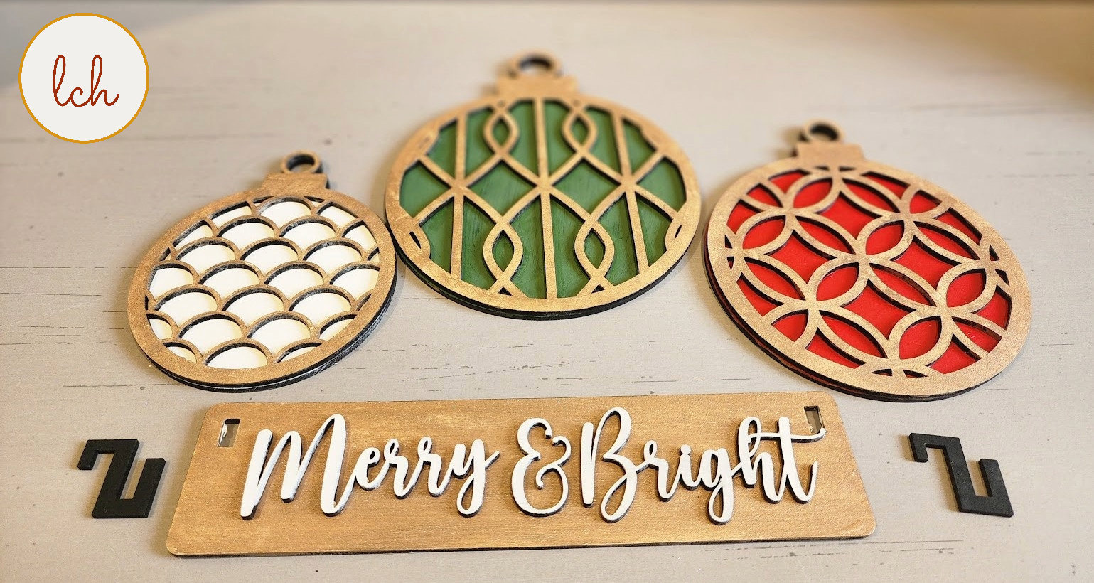 Laser-Cut Hand-Painted Christmas Ornaments for Holiday Decor 2 - MeasureMason Laser-Cut Hand-Painted Christmas Ornaments for Holiday Decor 2