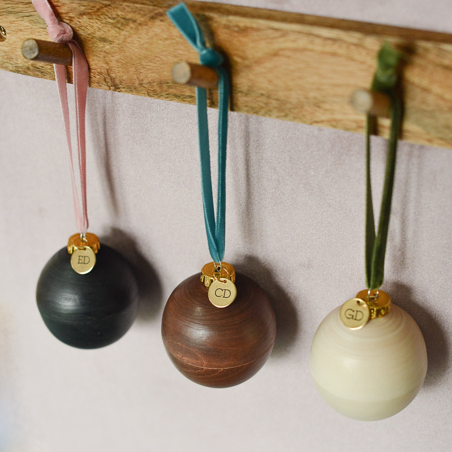 Personalised Wooden Christmas Bauble – Hopes, Wishes & Intentions Family Tradition Ornament, New Year Keepsake 3 - MeasureMason Personalised Wooden Christmas Bauble – Hopes, Wishes & Intentions Family Tradition Ornament, New Year Keepsake 3