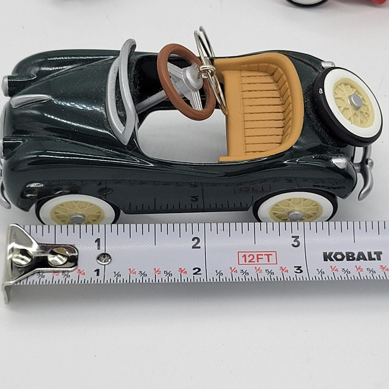 Lot of 6 Hallmark Pedal Car Ornaments Vintage Die-Cast Metal Keepsakes Mixed 4 - MeasureMason Lot of 6 Hallmark Pedal Car Ornaments Vintage Die-Cast Metal Keepsakes Mixed 4