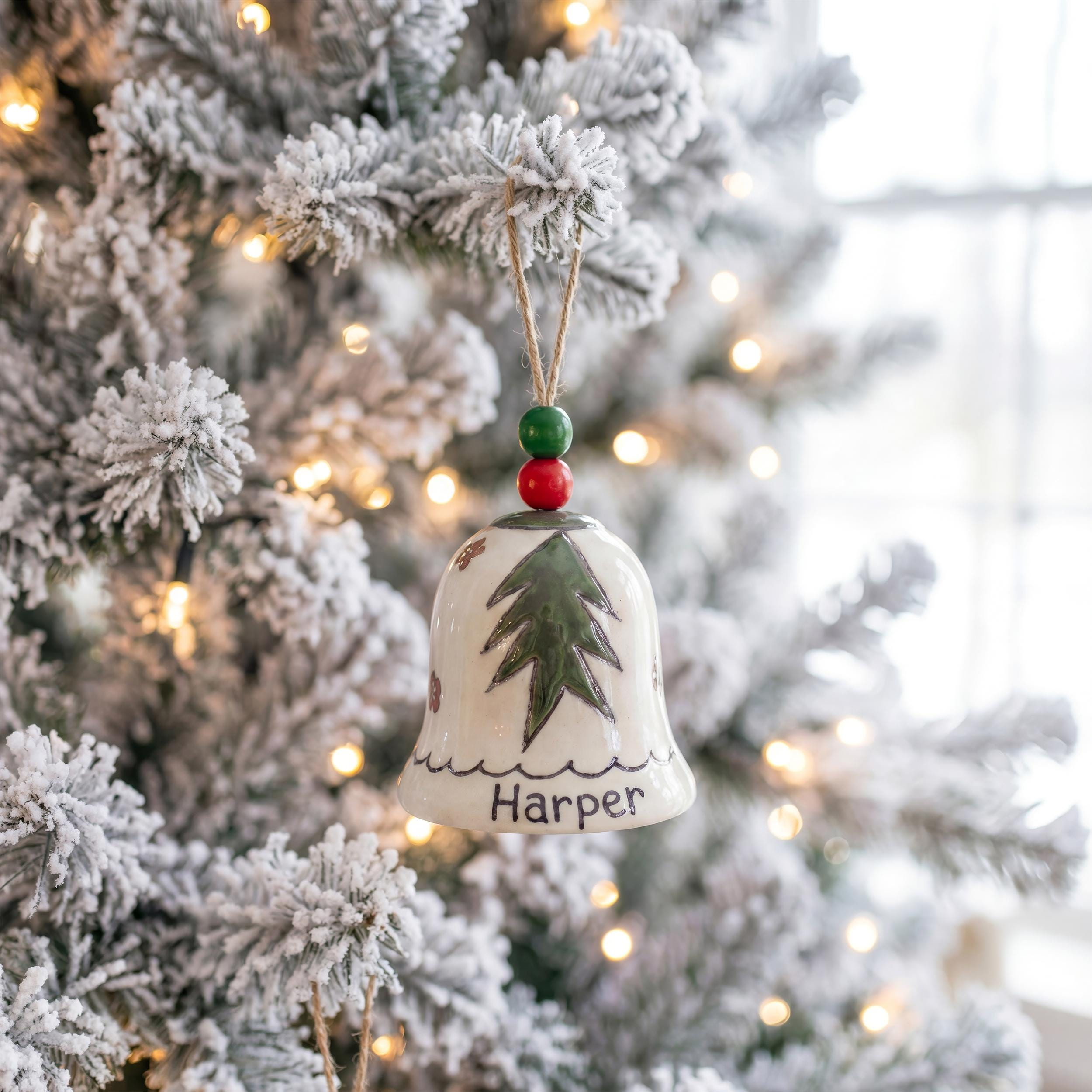 Personalized Ceramic Family Christmas Ornament - Custom Holiday Keepsake 4 - MeasureMason Personalized Ceramic Family Christmas Ornament - Custom Holiday Keepsake 4