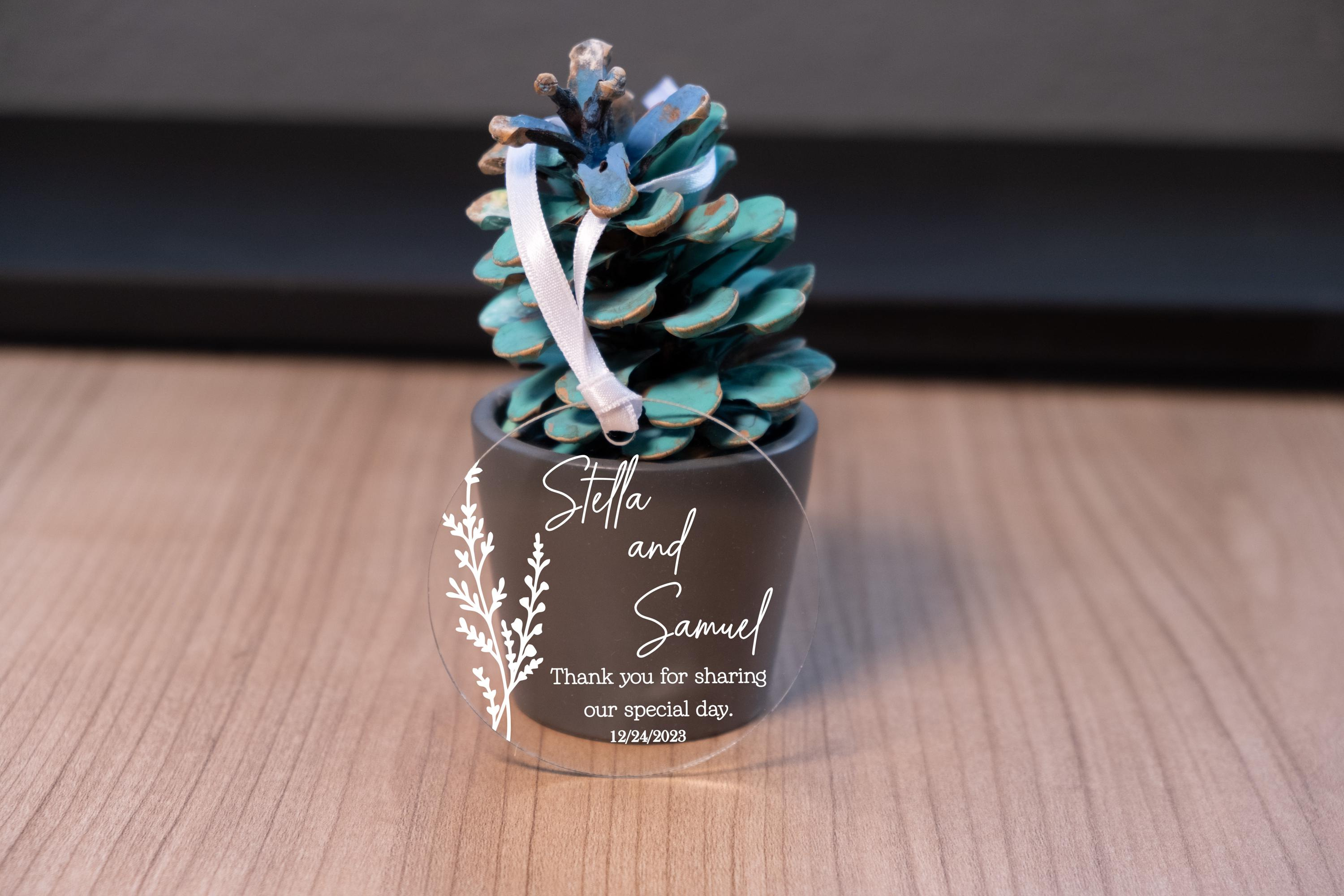 Personalized Acrylic Christmas Ornament – Custom Laser Engraved Holiday Keepsake 3 - MeasureMason Personalized Acrylic Christmas Ornament – Custom Laser Engraved Holiday Keepsake 3