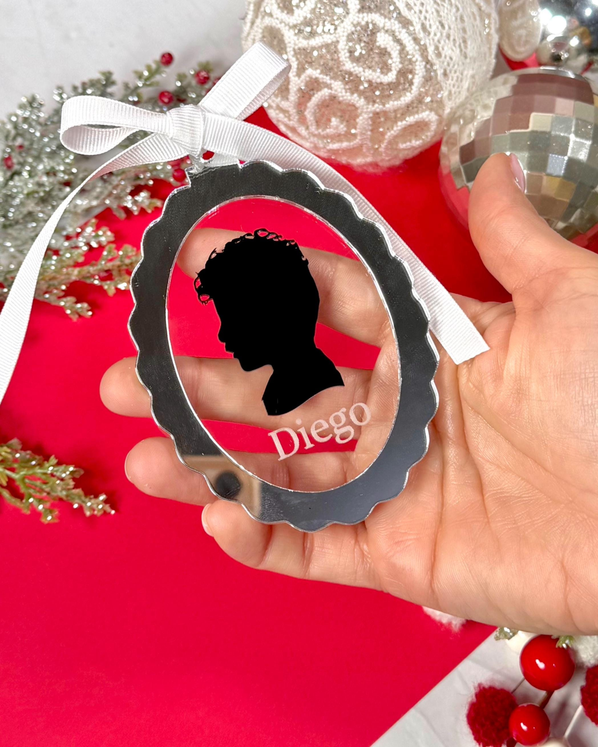 Custom Silhouette Ornament - Personalized Acrylic Photo Ornament - Christmas Family Memorial Gift 4 - MeasureMason Custom Silhouette Ornament - Personalized Acrylic Photo Ornament - Christmas Family Memorial Gift 4