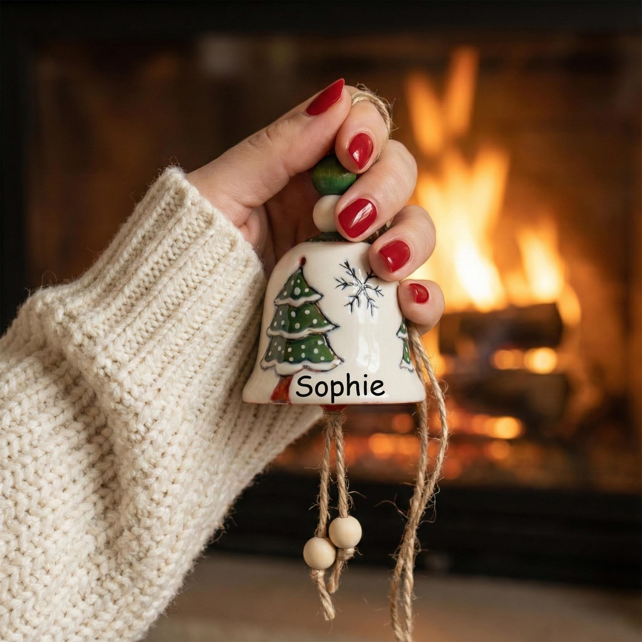 Personalized Ceramic Family Christmas Ornament - Custom Holiday Keepsake 3 - MeasureMason Personalized Ceramic Family Christmas Ornament - Custom Holiday Keepsake 3
