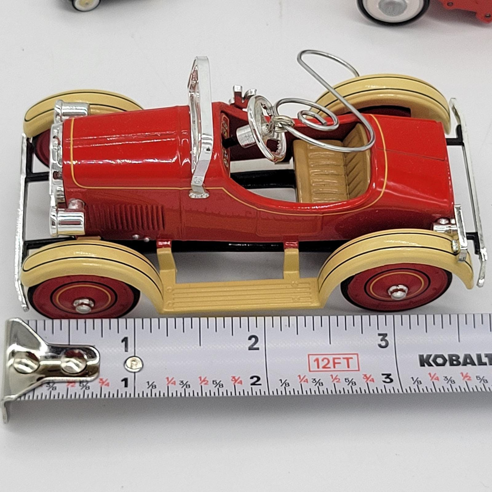 Lot of 6 Hallmark Pedal Car Ornaments Vintage Die-Cast Metal Keepsakes Mixed 3 - MeasureMason Lot of 6 Hallmark Pedal Car Ornaments Vintage Die-Cast Metal Keepsakes Mixed 3