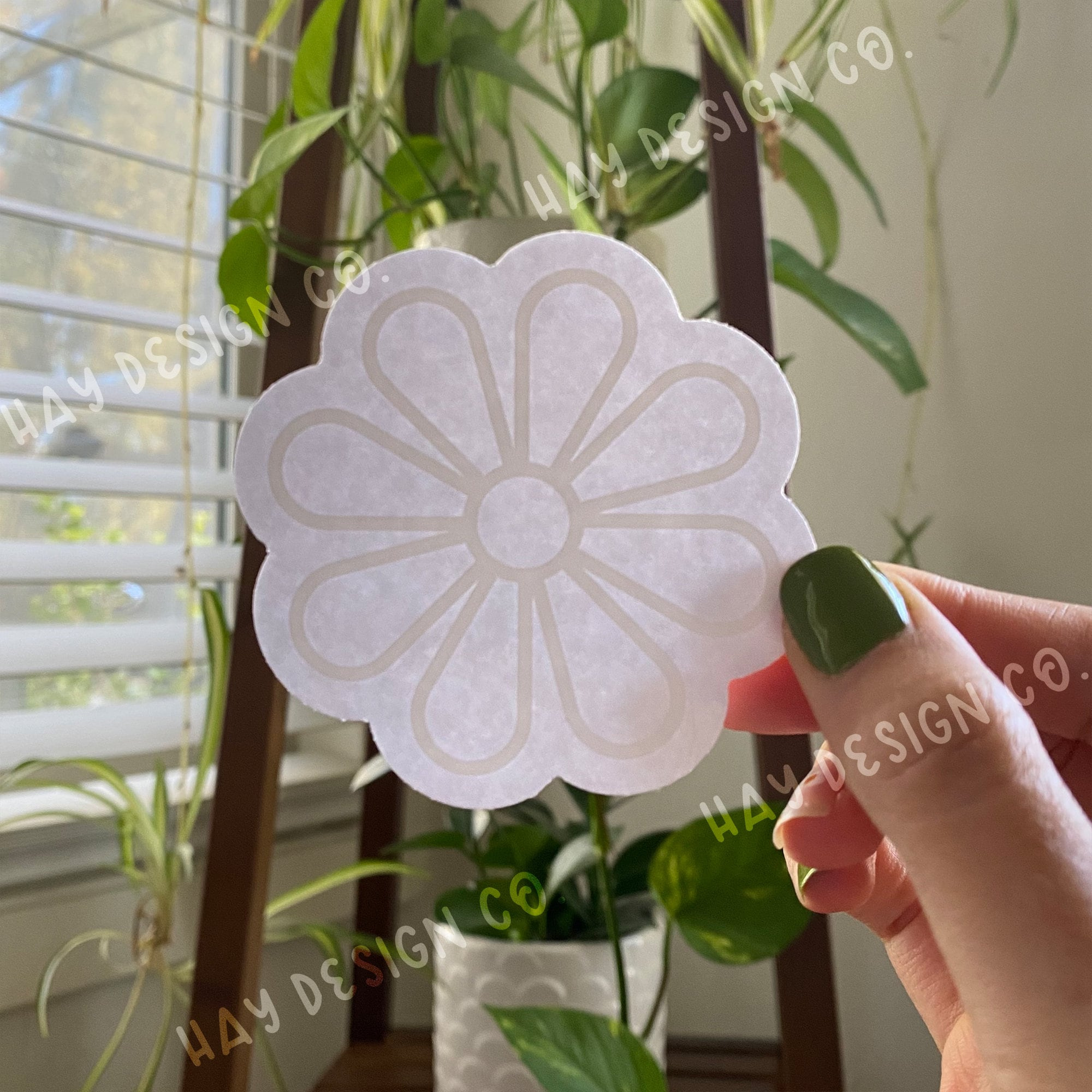 Flower Suncatcher Pack of 3 or 5 - Rainbow Maker - Prismatic Window Decal Sticker 2 - MeasureMason Flower Suncatcher Pack of 3 or 5 - Rainbow Maker - Prismatic Window Decal Sticker 2