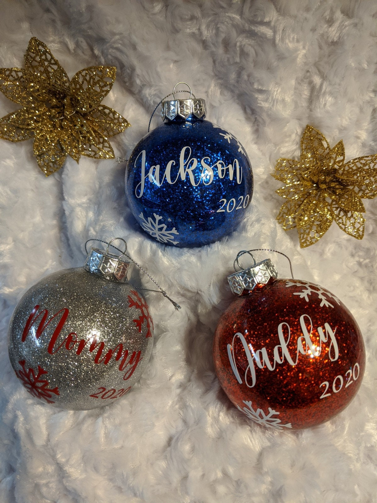 Personalized Family Name Glitter Christmas Ornament 2025 Shatterproof Plastic Disc Custom 2 - MeasureMason Personalized Family Name Glitter Christmas Ornament 2025 Shatterproof Plastic Disc Custom 2