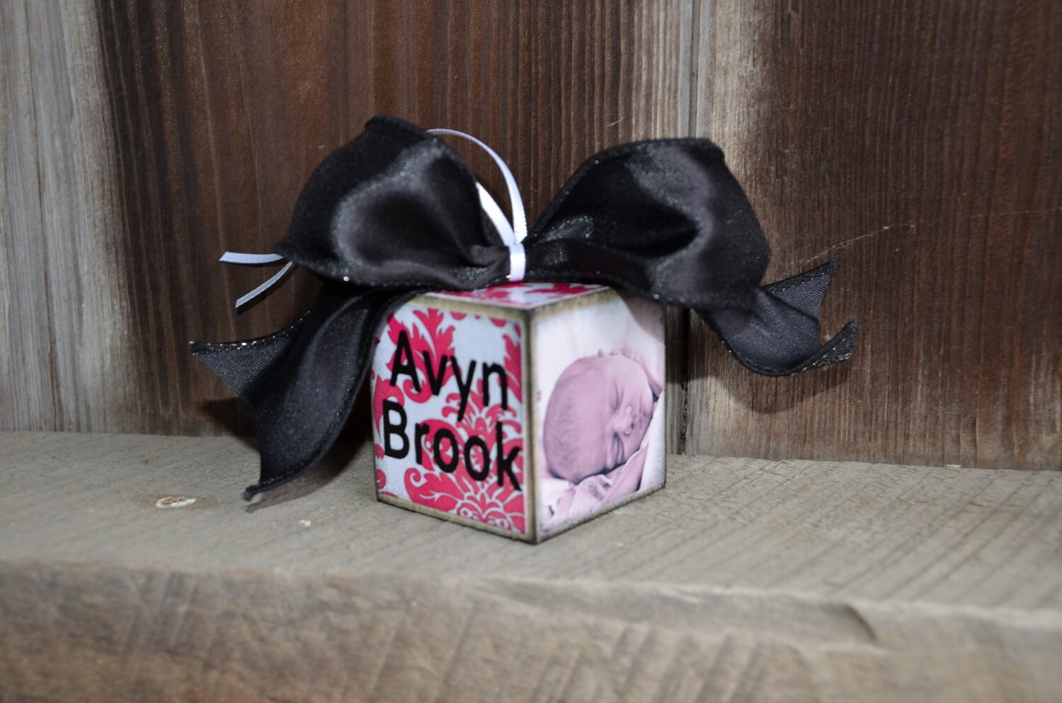 Personalized Photo Christmas Ornament - Custom Wooden Block Holiday Gift - Babys First, Wedding, Family Keepsake 1 - MeasureMason Personalized Photo Christmas Ornament - Custom Wooden Block Holiday Gift - Babys First, Wedding, Family Keepsake 1
