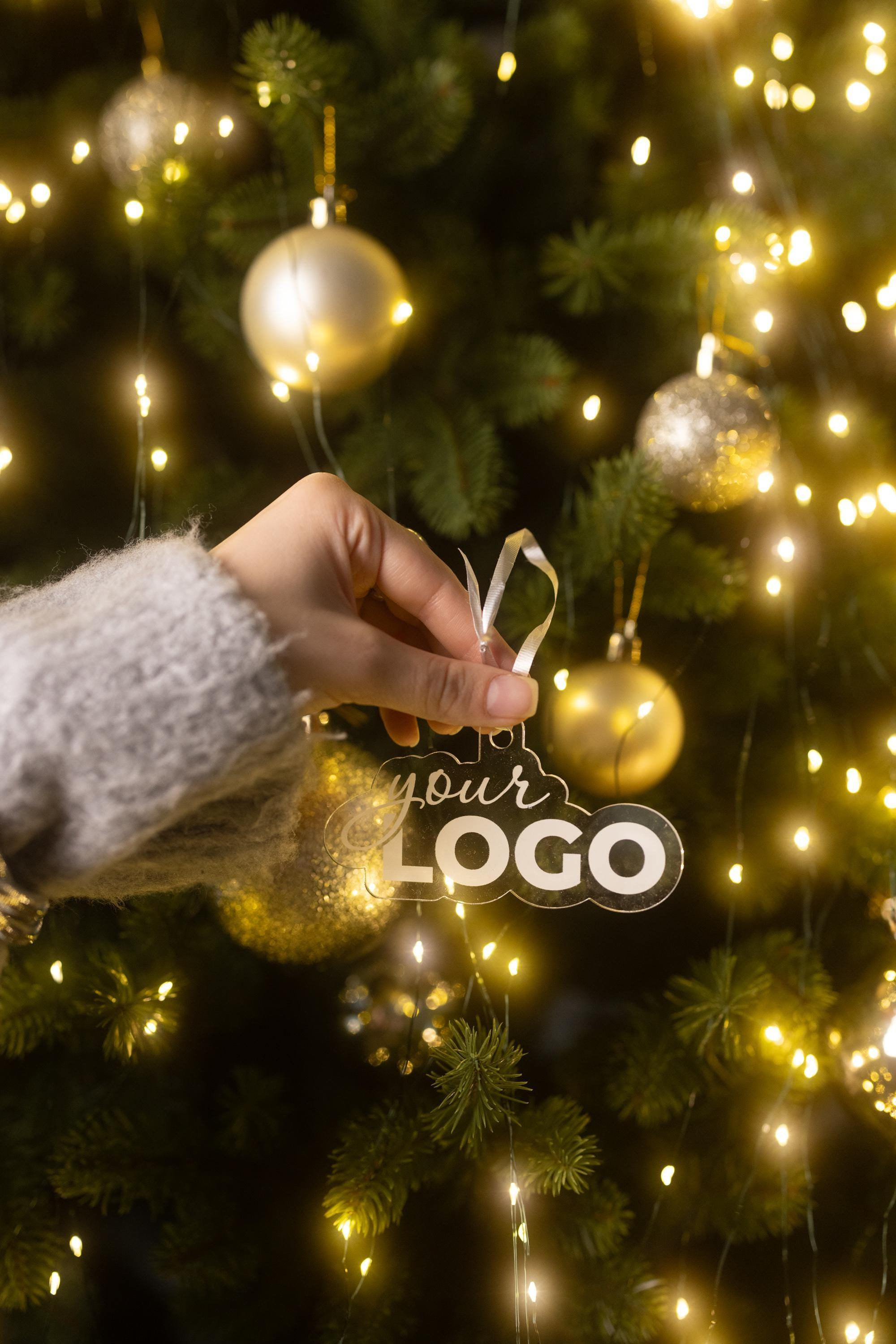 Custom Acrylic Christmas Ornaments - Personalized Logo, Photo & Text Keepsakes - Holiday Tree Decor 1 - MeasureMason Custom Acrylic Christmas Ornaments - Personalized Logo, Photo & Text Keepsakes - Holiday Tree Decor 1