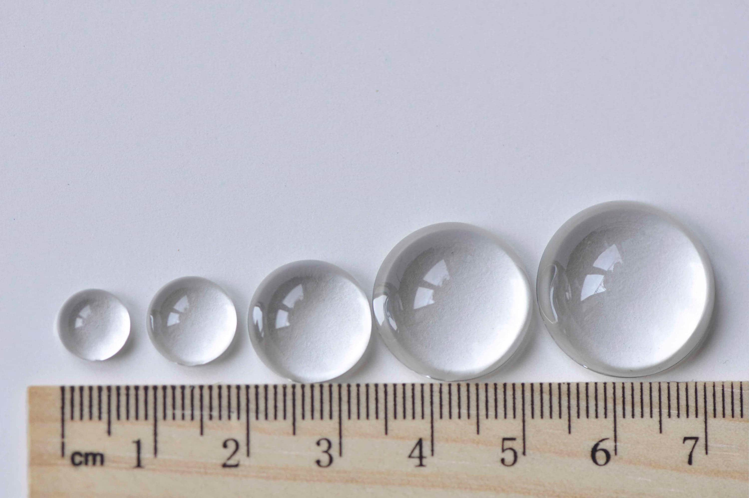 Glass Cabochon High Dome Half Sphere for Jewelry Findings and Crafts 2 - MeasureMason Glass Cabochon High Dome Half Sphere for Jewelry Findings and Crafts 2