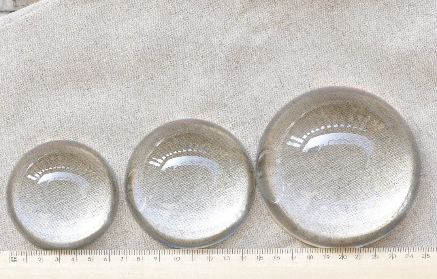 Glass Cabochon High Dome Half Sphere for Jewelry Findings and Crafts 3 - MeasureMason Glass Cabochon High Dome Half Sphere for Jewelry Findings and Crafts 3