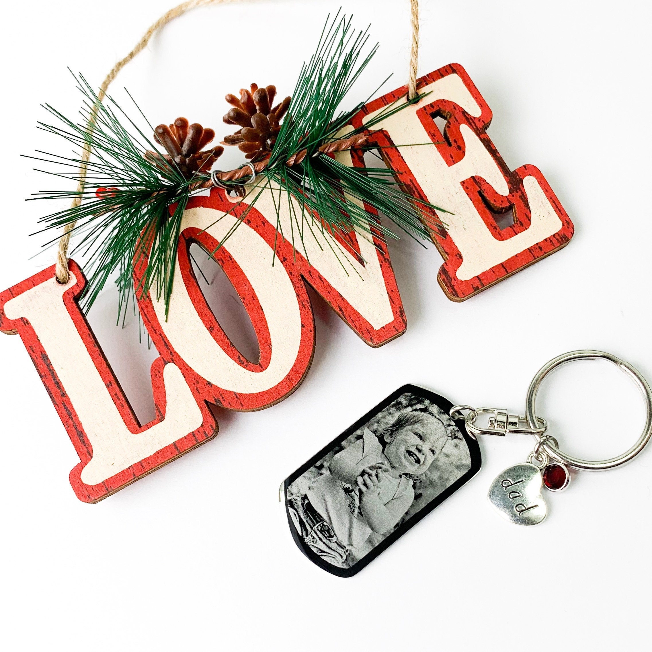 Custom Photo Keychain Stainless Steel Engraved Picture Pendant - Personalized Memorial Keepsake Gift for Men Women 4 - MeasureMason Custom Photo Keychain Stainless Steel Engraved Picture Pendant - Personalized Memorial Keepsake Gift for Men Women 4