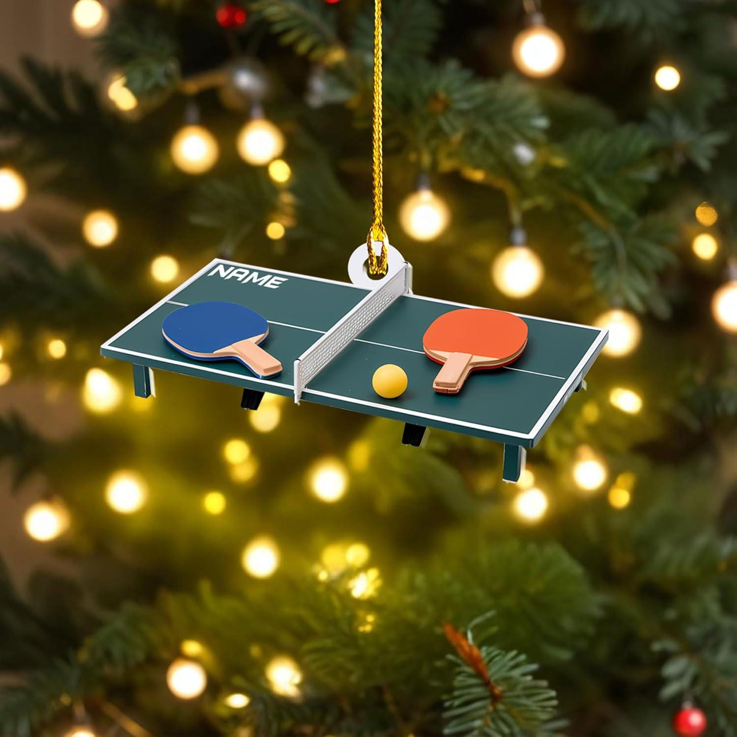 Personalized 2D Acrylic or Wood Christmas Ornament & Car Charm – Custom Text Hanging Ornament 4 - MeasureMason Personalized 2D Acrylic or Wood Christmas Ornament & Car Charm – Custom Text Hanging Ornament 4