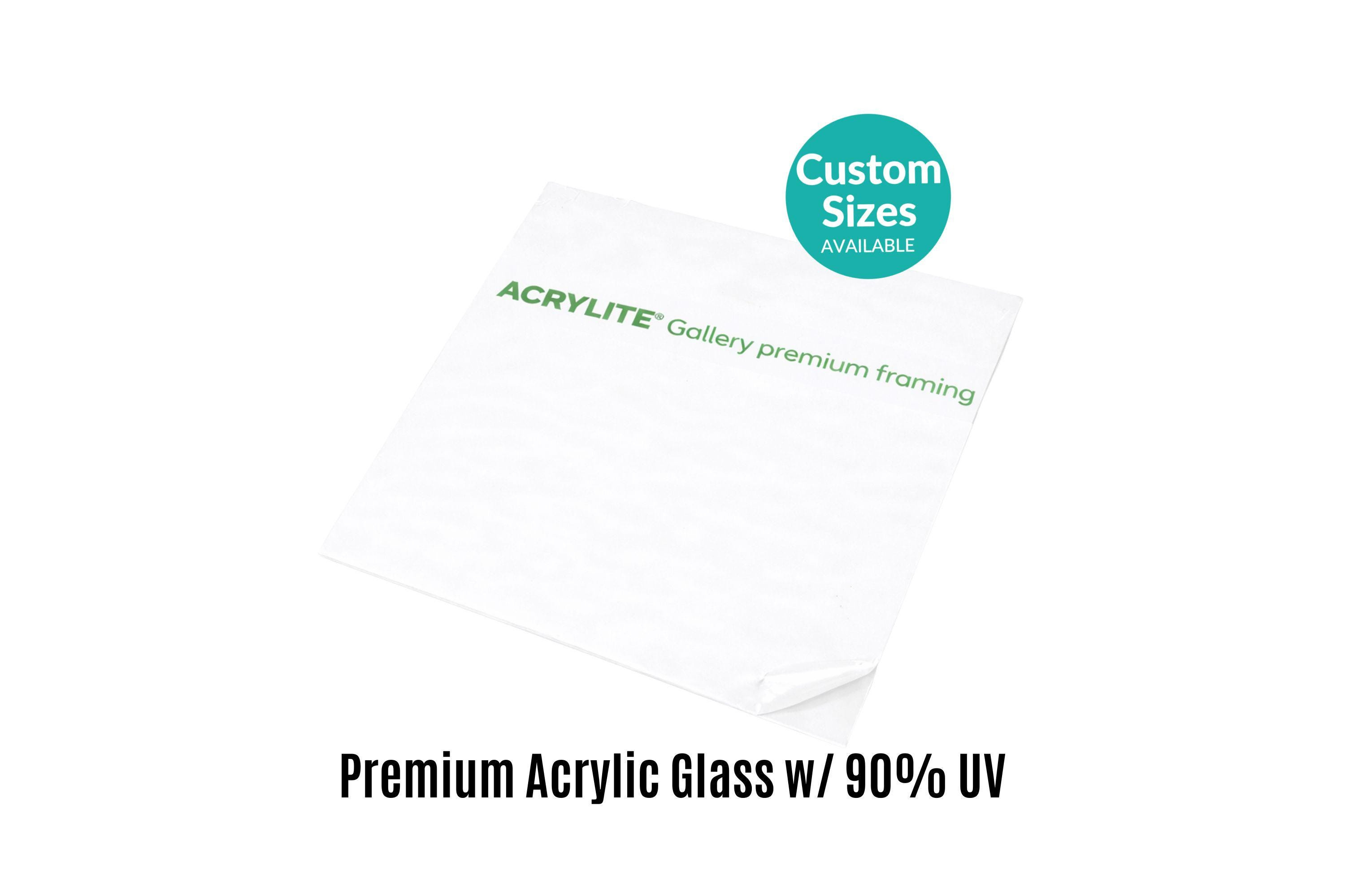 Premium Acrylic Glass for Picture Frames - 90% UV Protection Shatterproof Plexiglass Sheet Premium Acrylic Glass for Picture Frames - 90% UV Protection Shatterproof Plexiglass Sheet