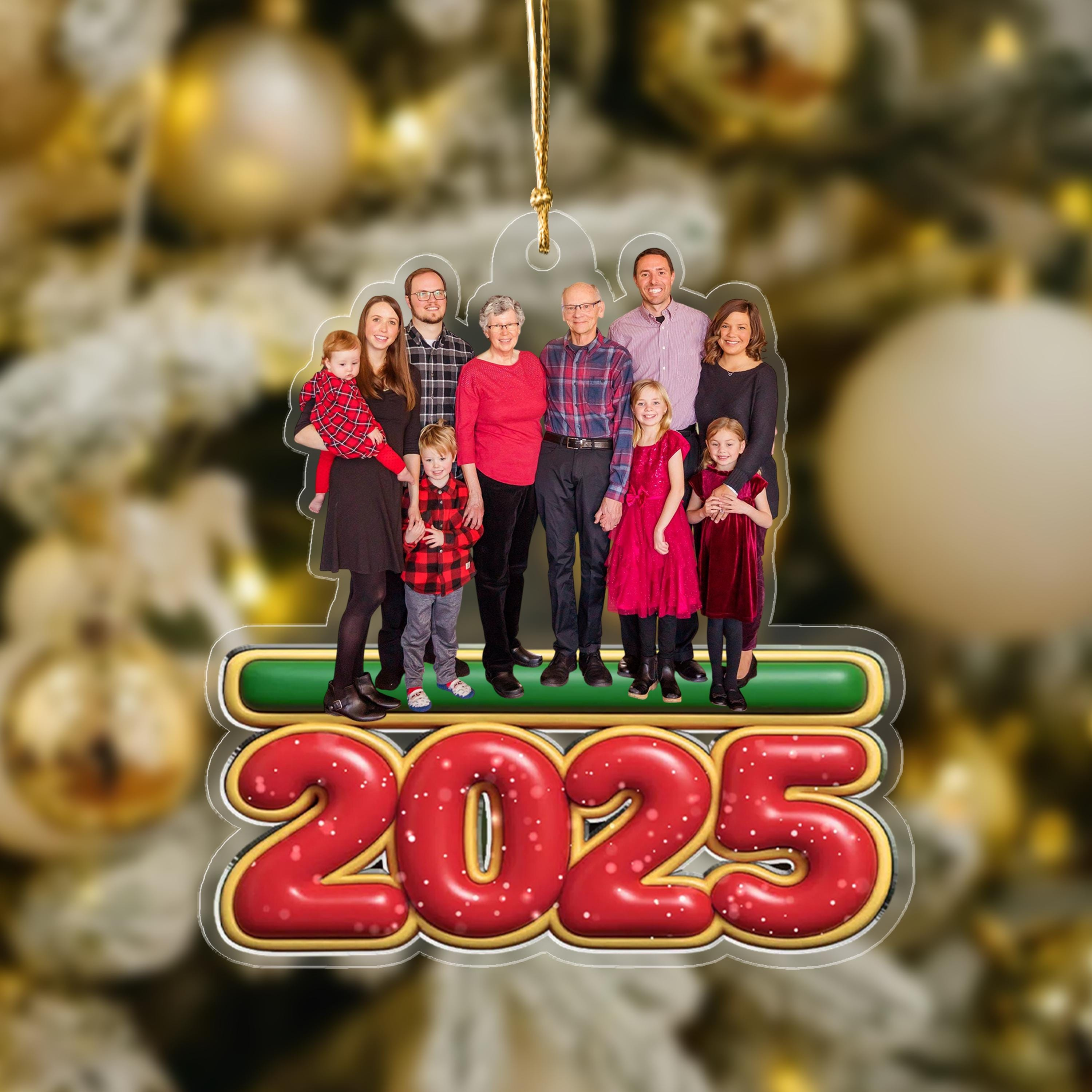 Christmas 2026 Custom Photo Acrylic Ornament, Family & Pet Personalized Picture Keepsake, Clear Holiday Tree Decor Gift 4 - MeasureMason Christmas 2026 Custom Photo Acrylic Ornament, Family & Pet Personalized Picture Keepsake, Clear Holiday Tree Decor Gift 4