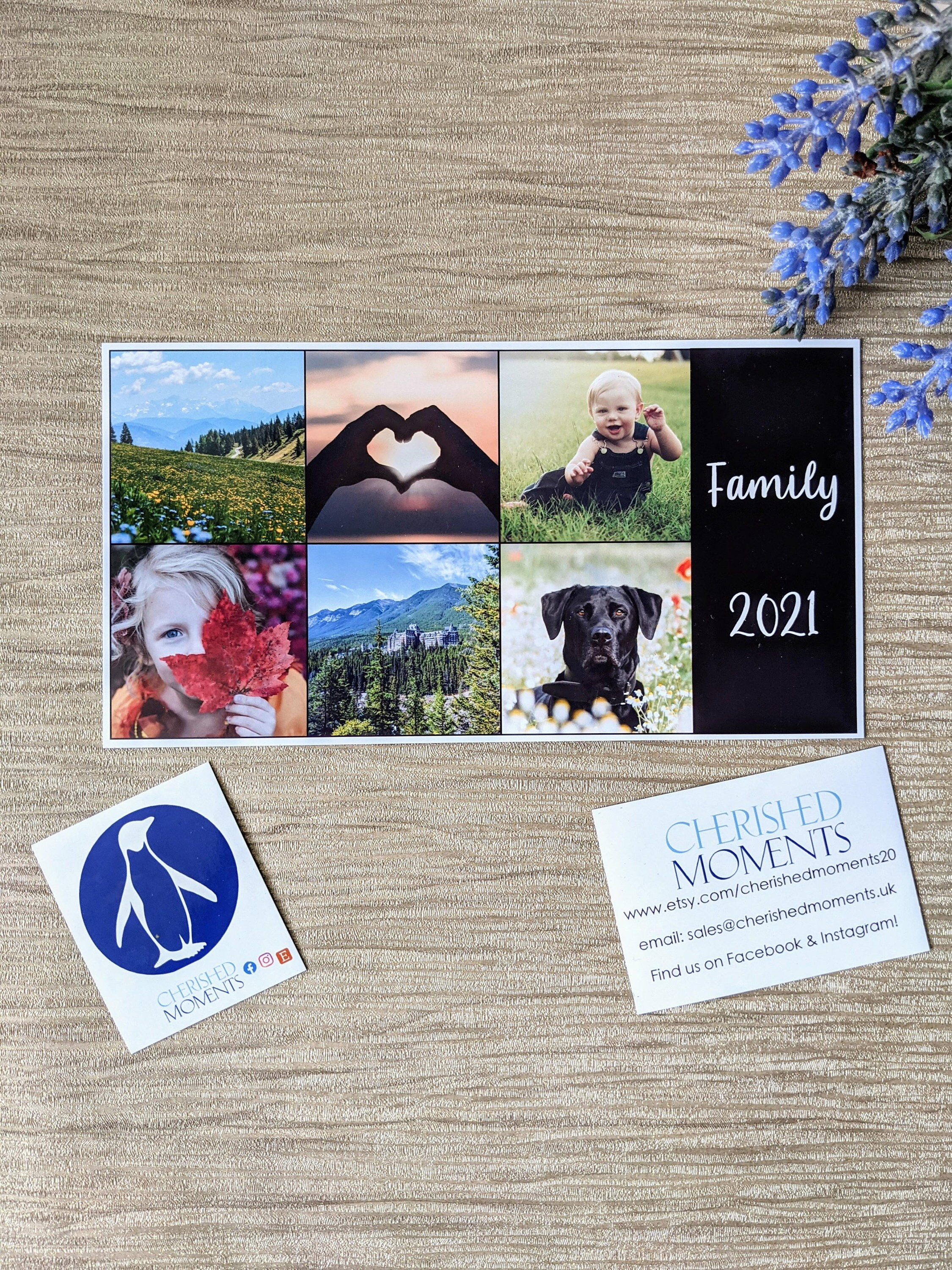 Photo Collage Magnet, Custom Fridge Magnet, Family Photo Gift, Personalised Auntie Birthday Gift for Best Friend 2 - MeasureMason Photo Collage Magnet, Custom Fridge Magnet, Family Photo Gift, Personalised Auntie Birthday Gift for Best Friend 2