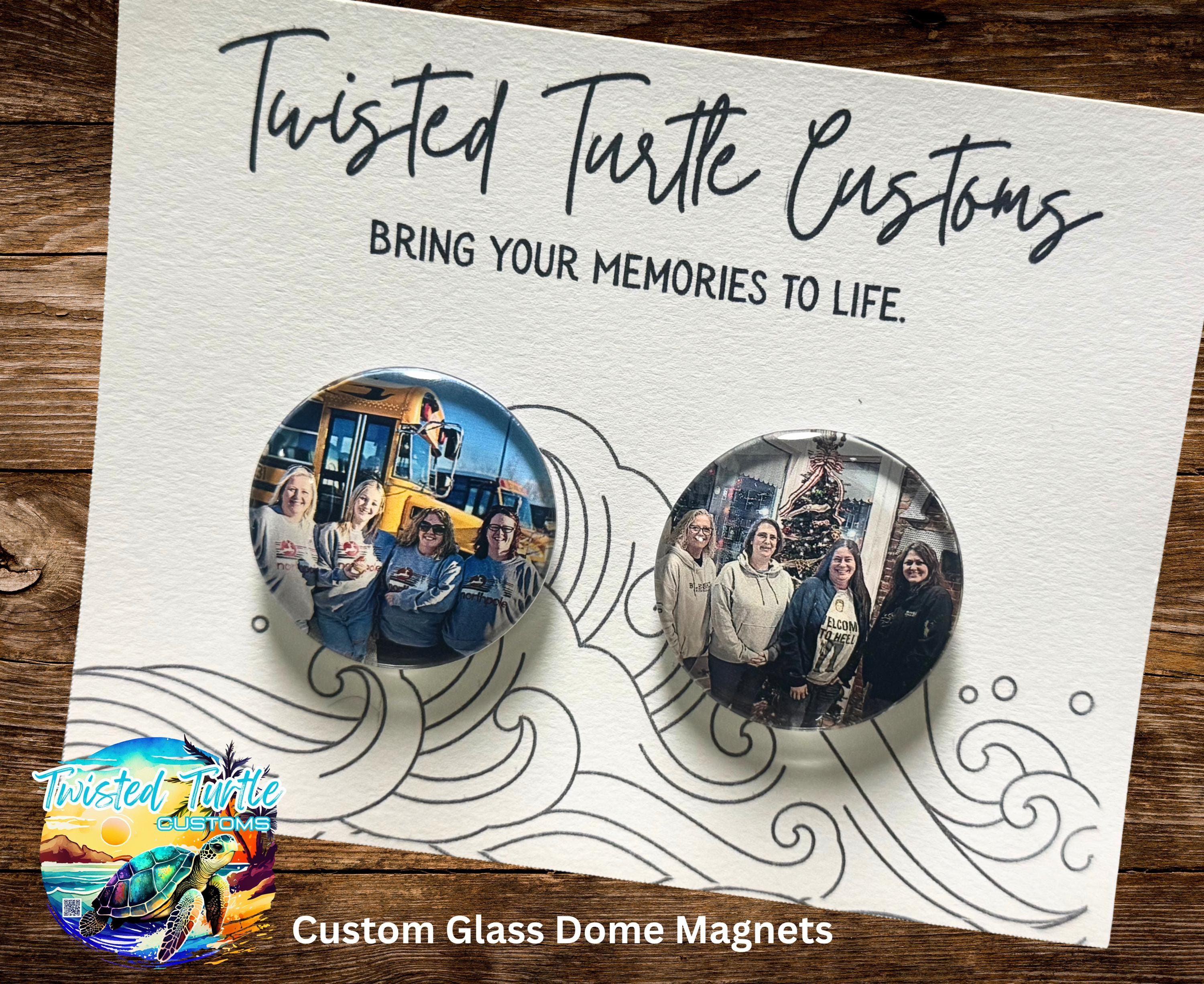 Custom 1.5" Glass Dome Photo Magnets - Personalized Fridge Keepsakes 1 - MeasureMason Custom 1.5" Glass Dome Photo Magnets - Personalized Fridge Keepsakes 1