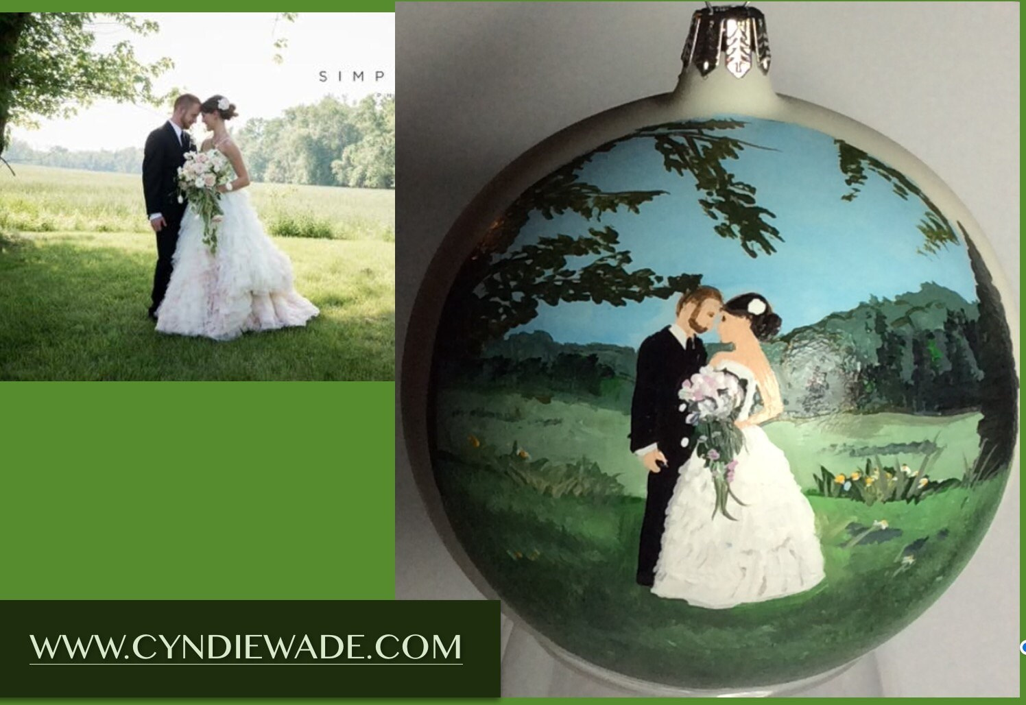 Custom Painted Wedding Ornament, Bride Groom Engagement Personalized Christmas Bulb Keepsake Gift 2 - MeasureMason Custom Painted Wedding Ornament, Bride Groom Engagement Personalized Christmas Bulb Keepsake Gift 2