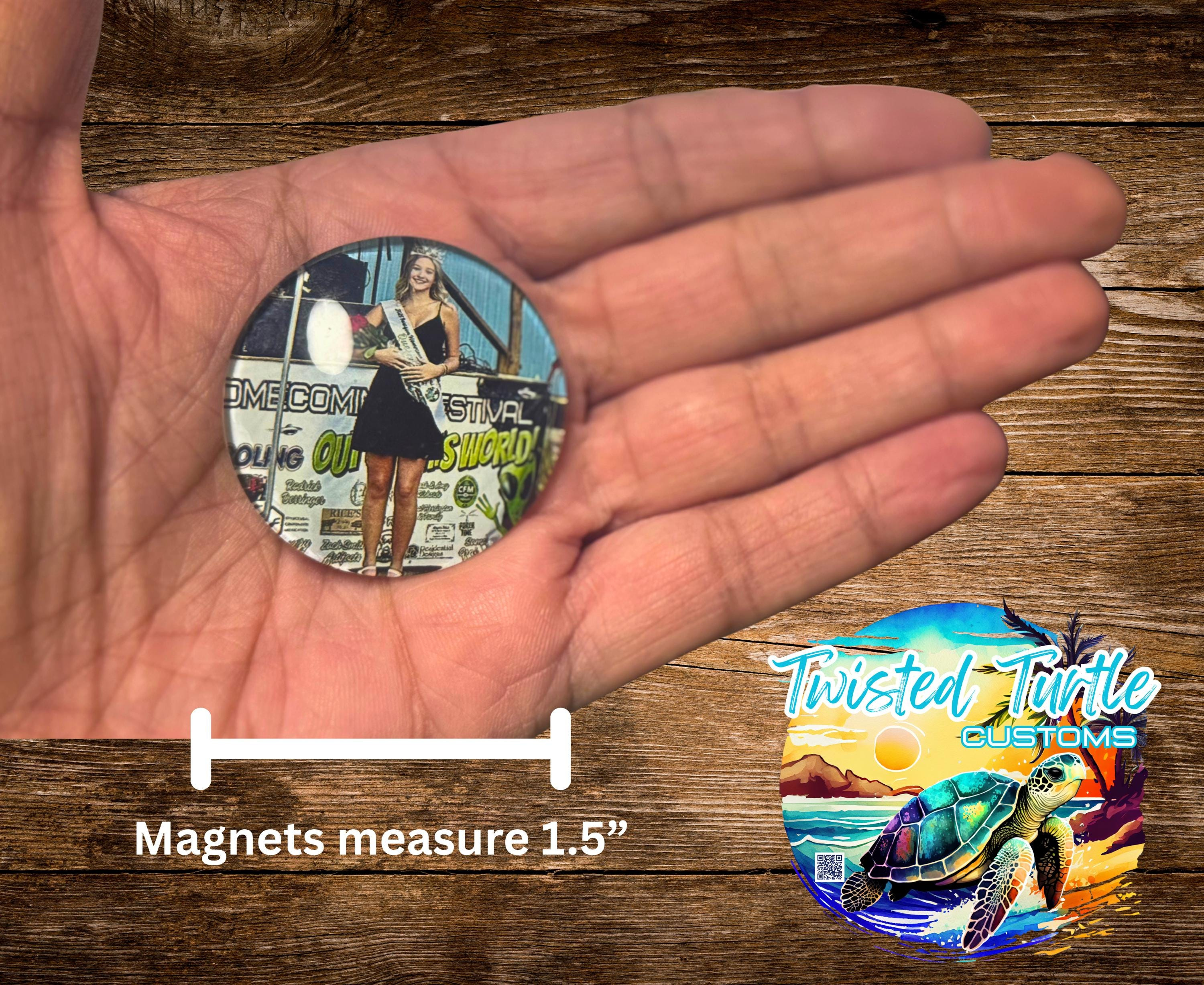 Custom 1.5" Glass Dome Photo Magnets - Personalized Fridge Keepsakes 3 - MeasureMason Custom 1.5" Glass Dome Photo Magnets - Personalized Fridge Keepsakes 3