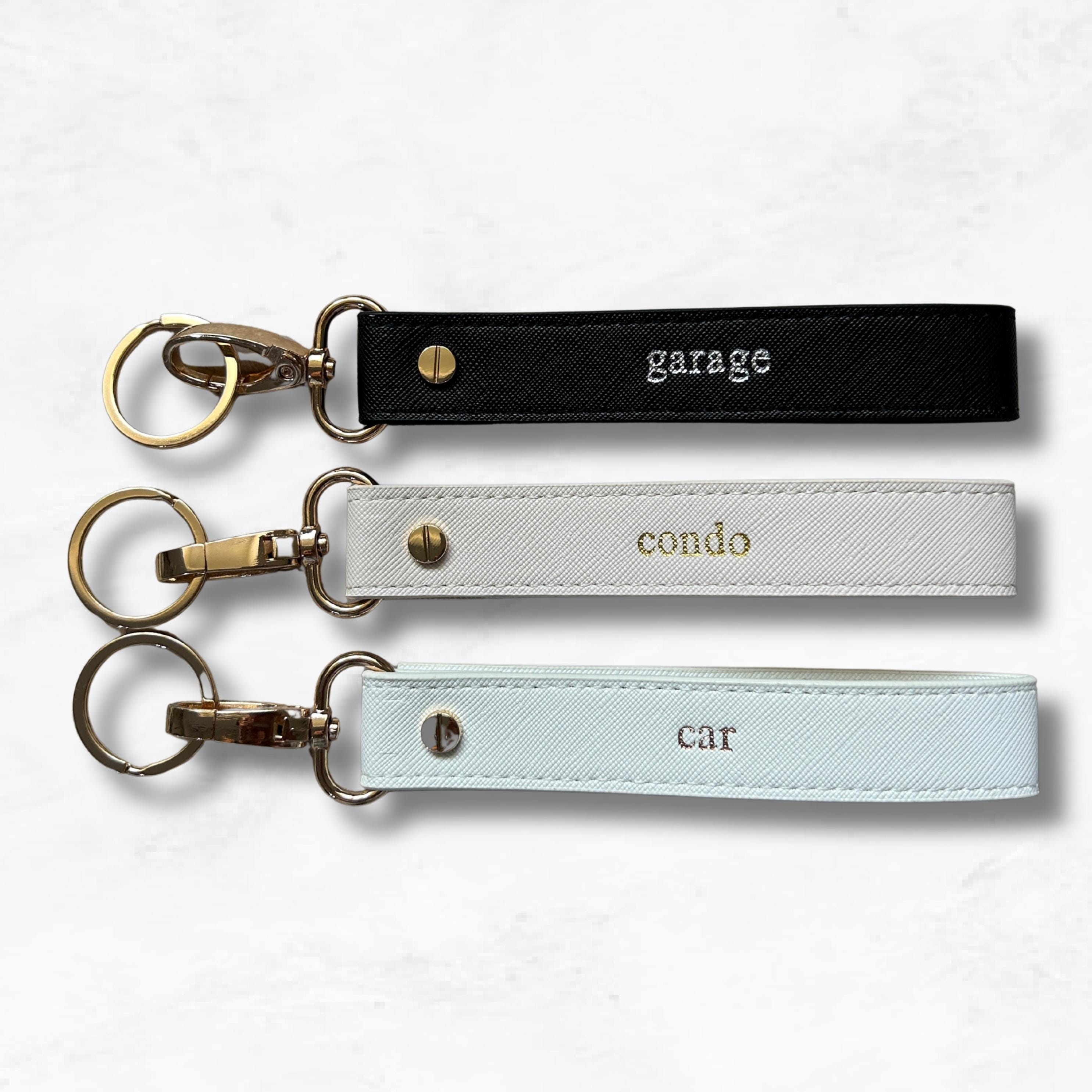 Personalised Wristlet Keychain, Monogram Initial Keyring, Custom Name Bag Charm, Car Keyring Gift for Her 1 - MeasureMason Personalised Wristlet Keychain, Monogram Initial Keyring, Custom Name Bag Charm, Car Keyring Gift for Her 1