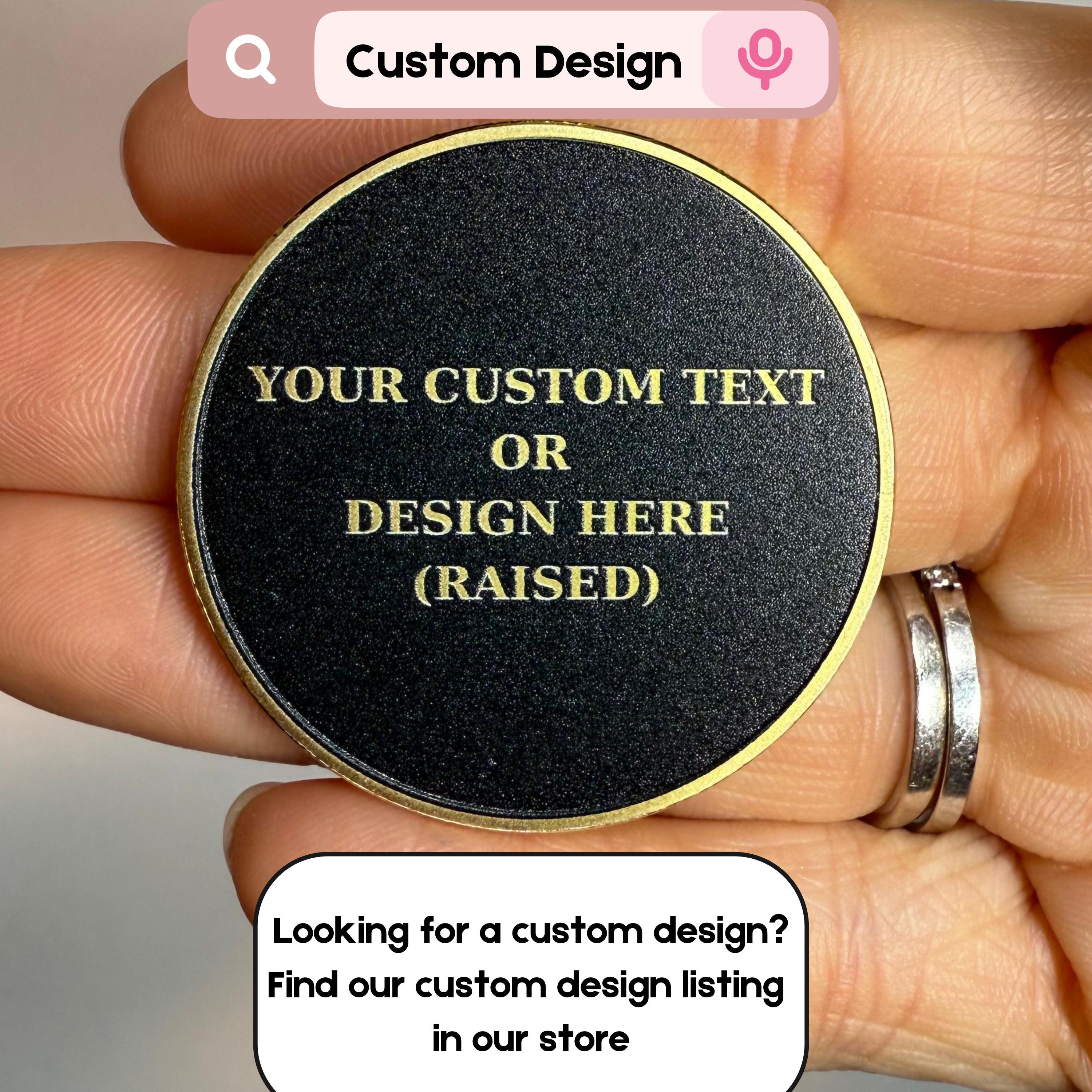 Custom Year Sobriety Coin - Personalized Recovery Medallion with Serenity Prayer 4 - MeasureMason Custom Year Sobriety Coin - Personalized Recovery Medallion with Serenity Prayer 4