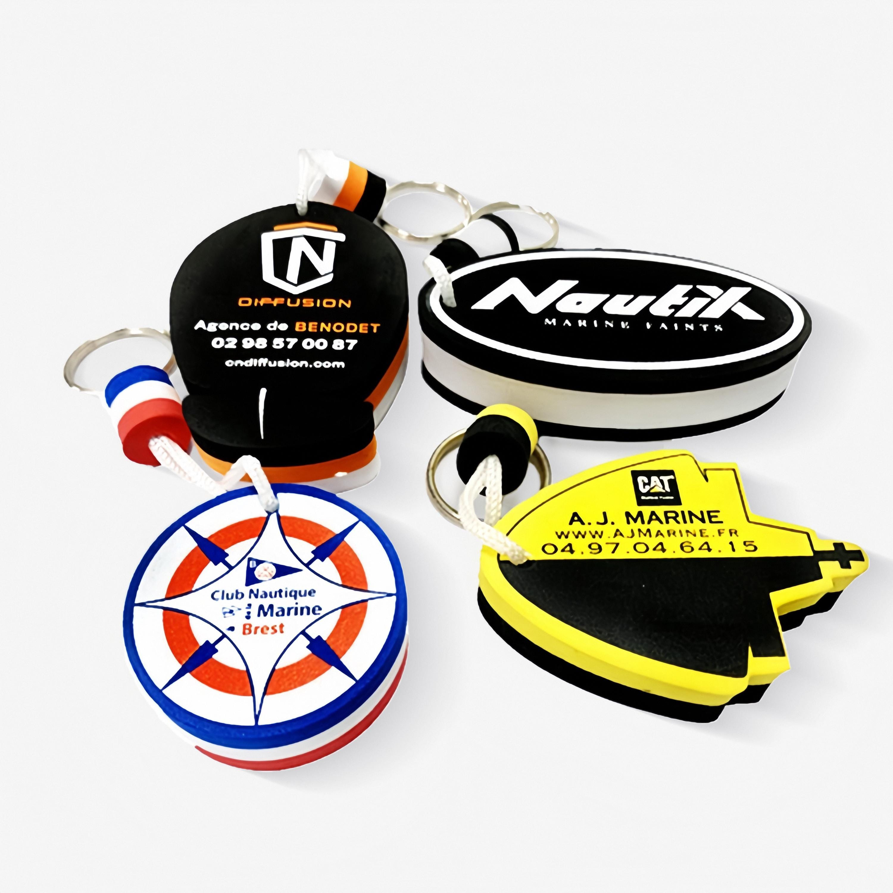 100pcs Custom Shape Floating Keychain, Personalized Boat Keychain, Water Sport Gift, Bulk EVA Floater